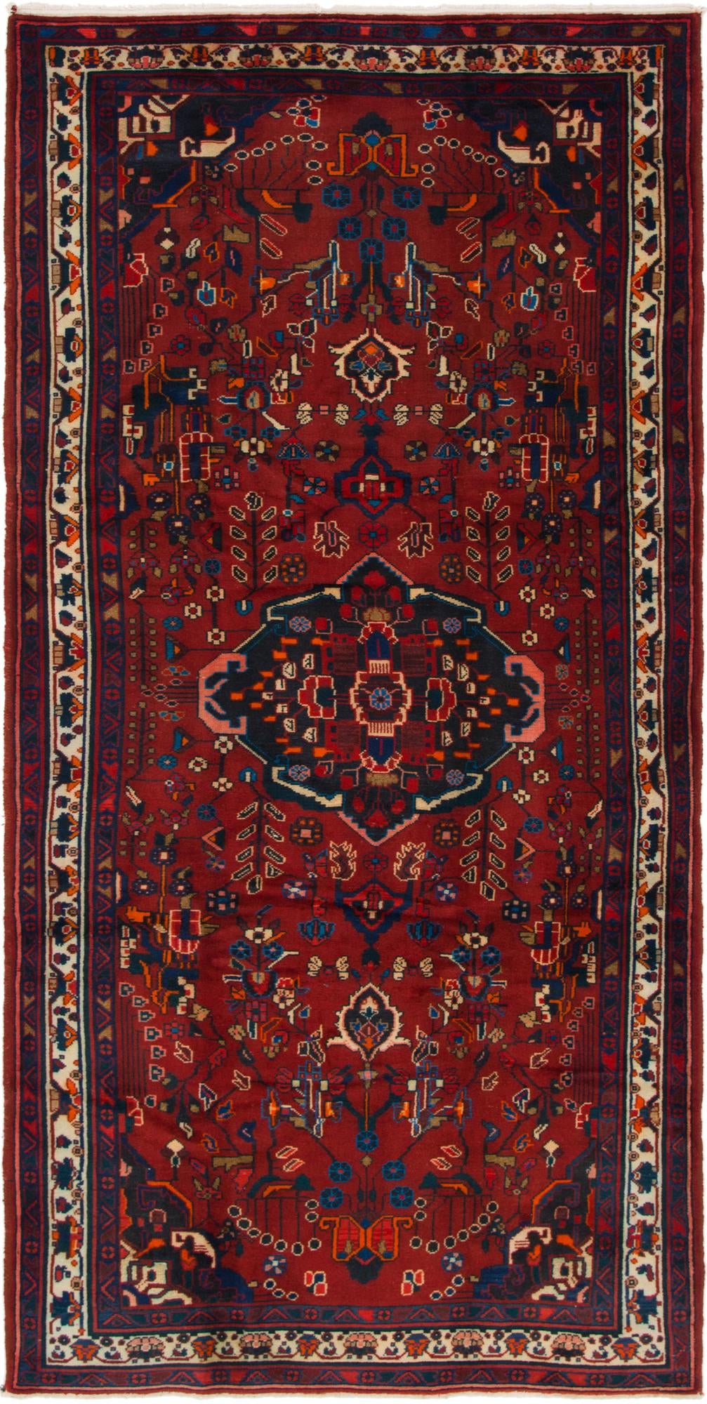 152cm x 305cm Hamedan Persian Runner ...
