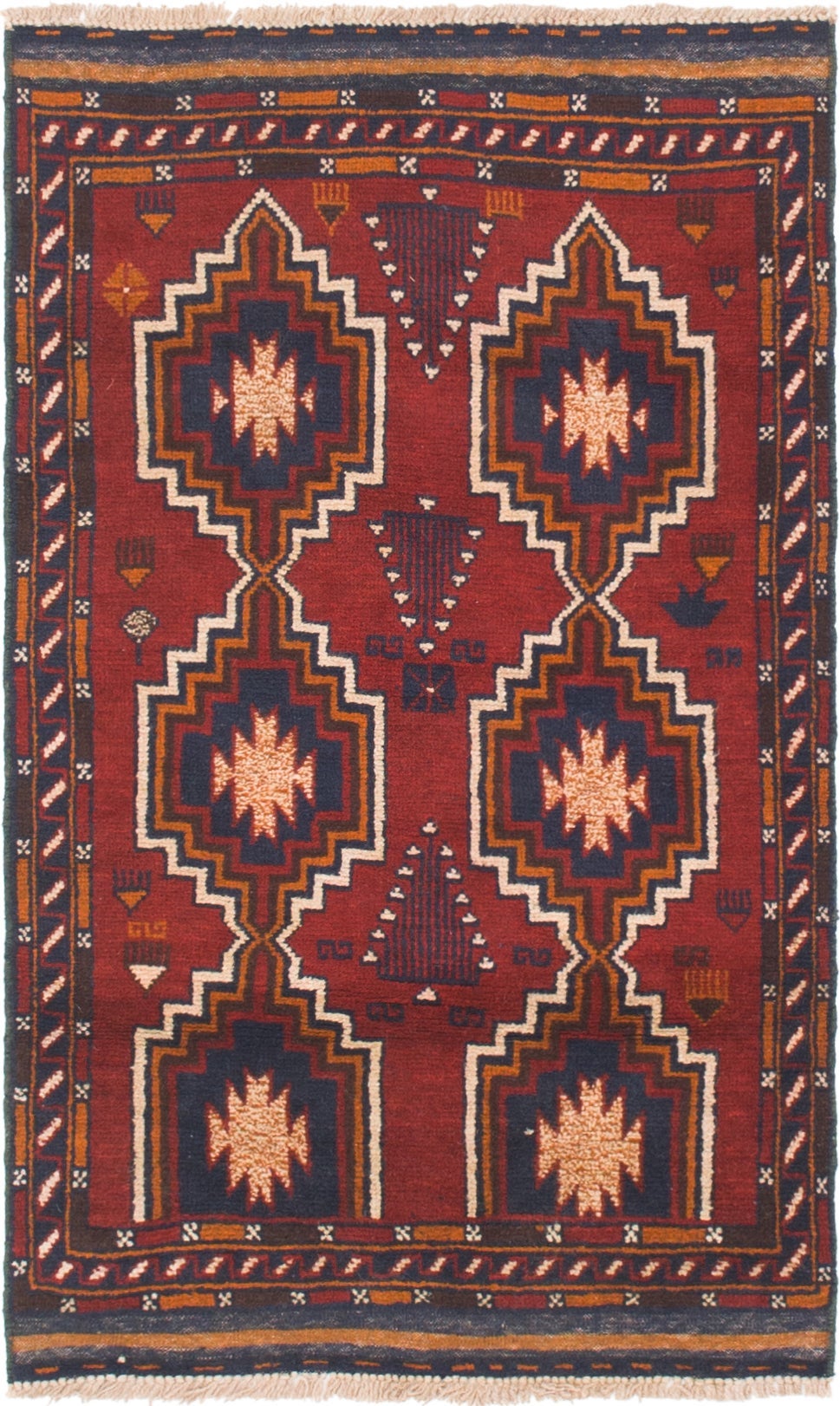 85cm x 140cm Balouch Persian Rug