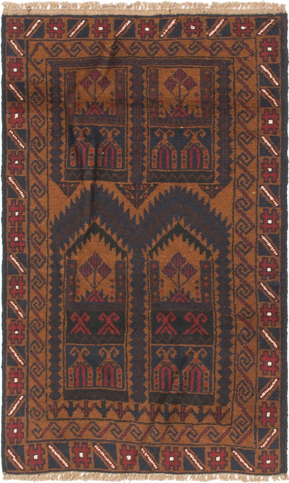 85cm x 142cm Balouch Persian Rug