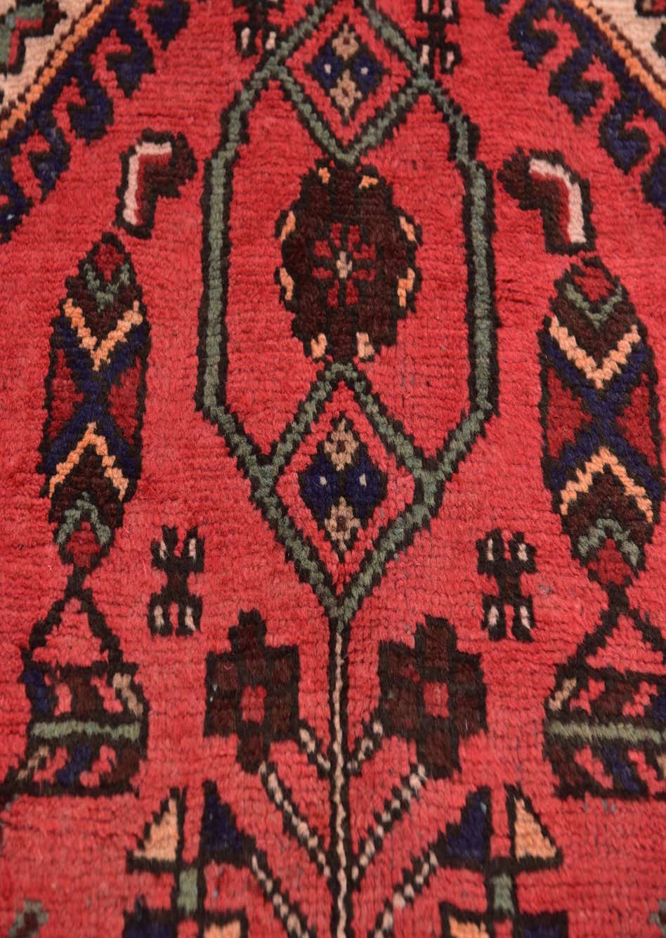Red 3' 3 x 4' 7 Hamedan Persian Rug eSaleRugs