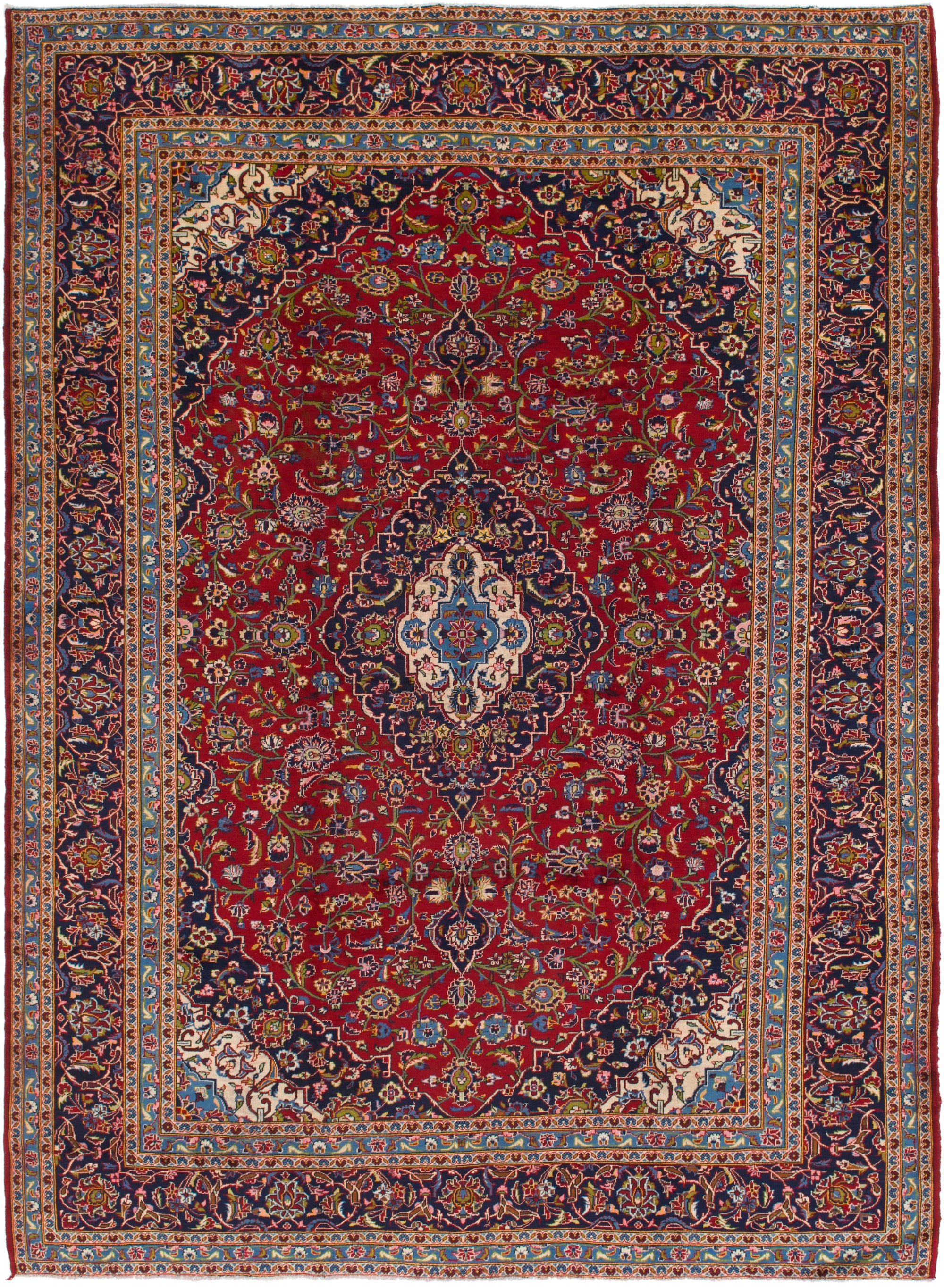 297cm x 395cm Kashan Persian Rug