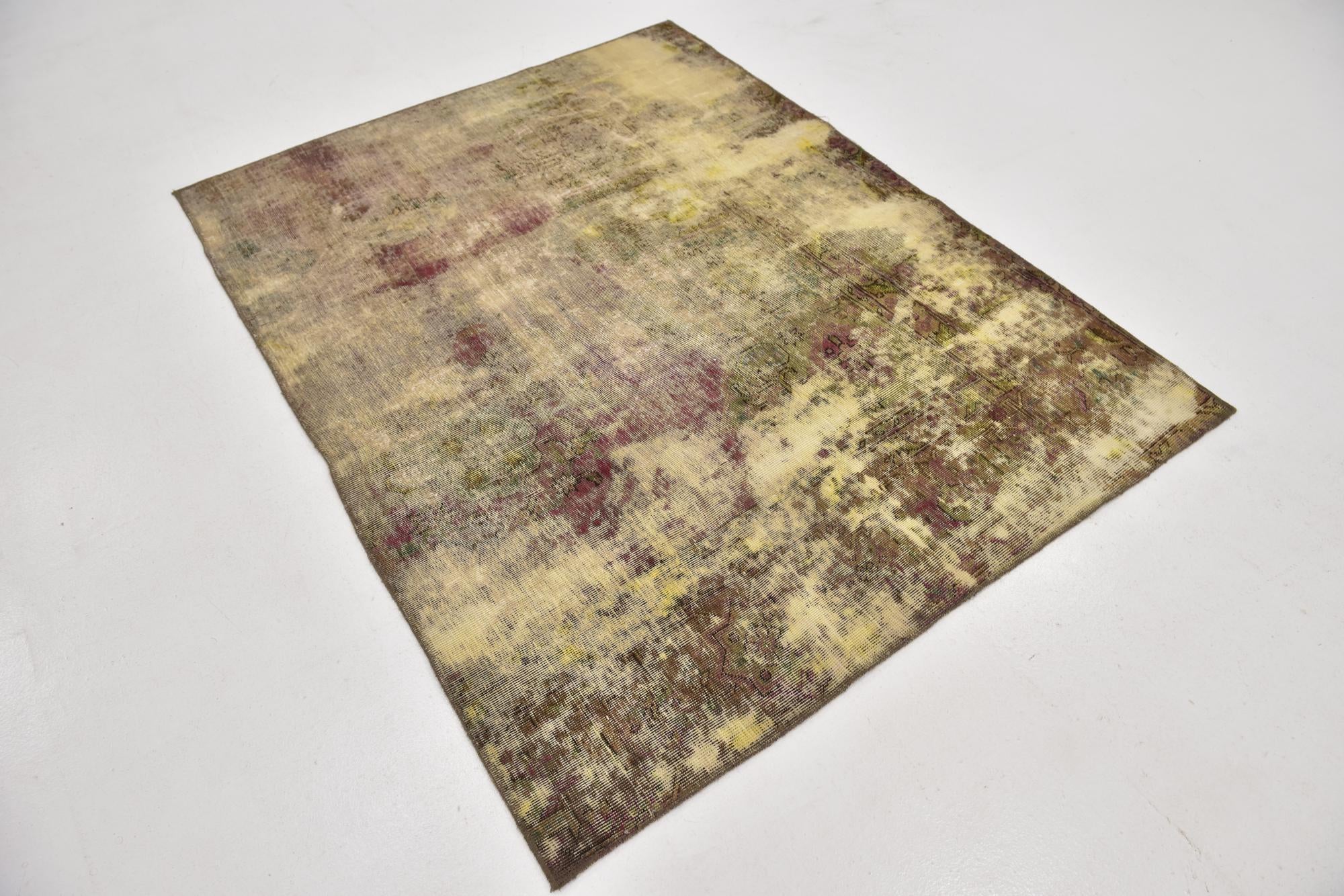 145cm x 188cm Ultra Vintage Persian Rug