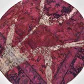 200cm x 200cm Ultra Vintage Persian Round Rug thumbnail