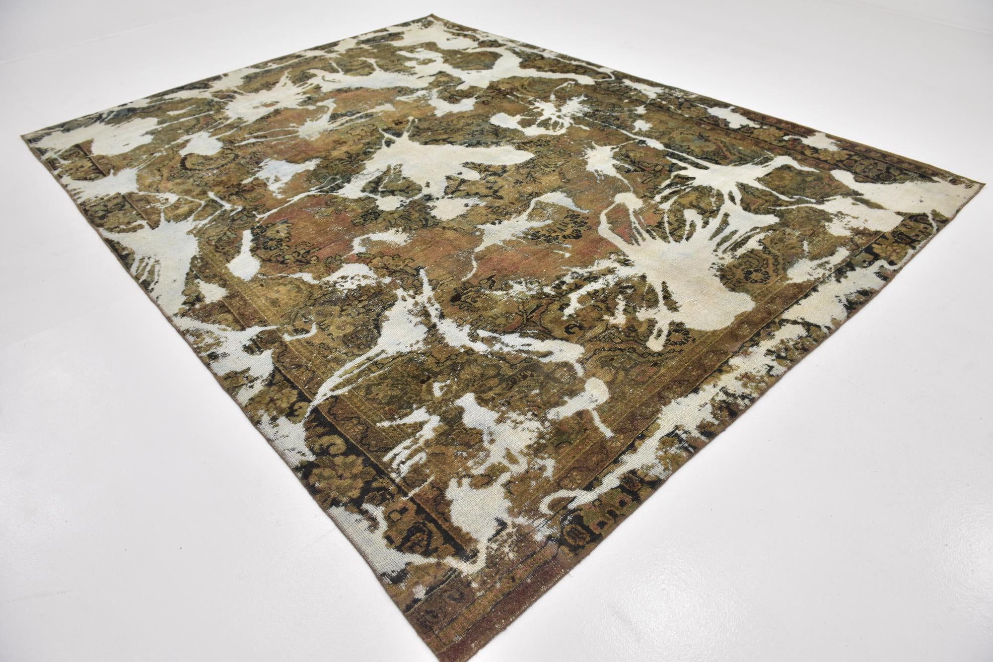 275cm x 365cm Ultra Vintage Persian Rug