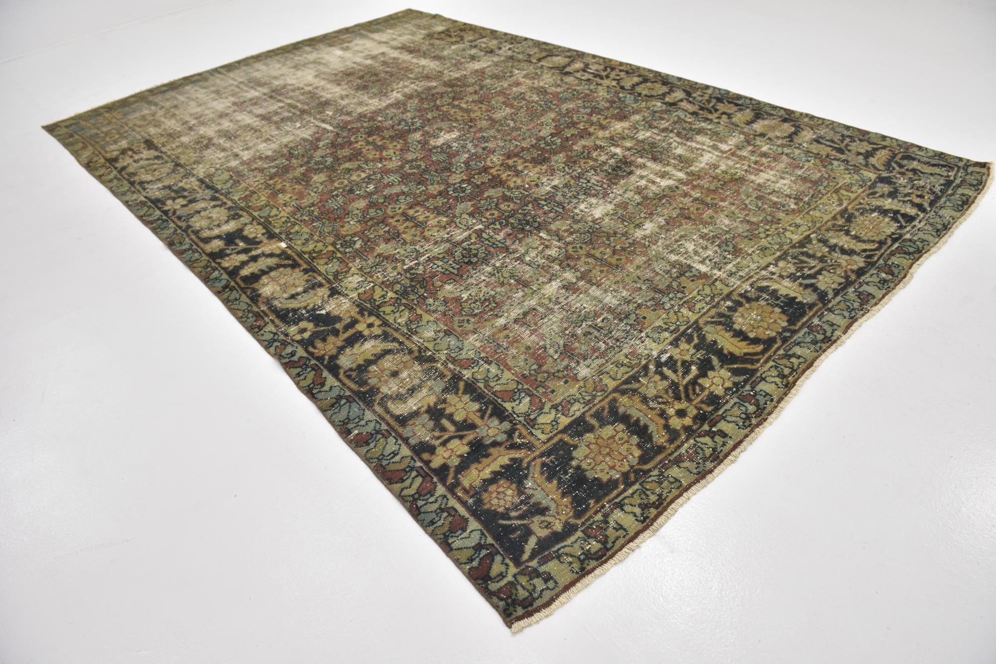 245cm x 375cm Ultra Vintage Persian Rug