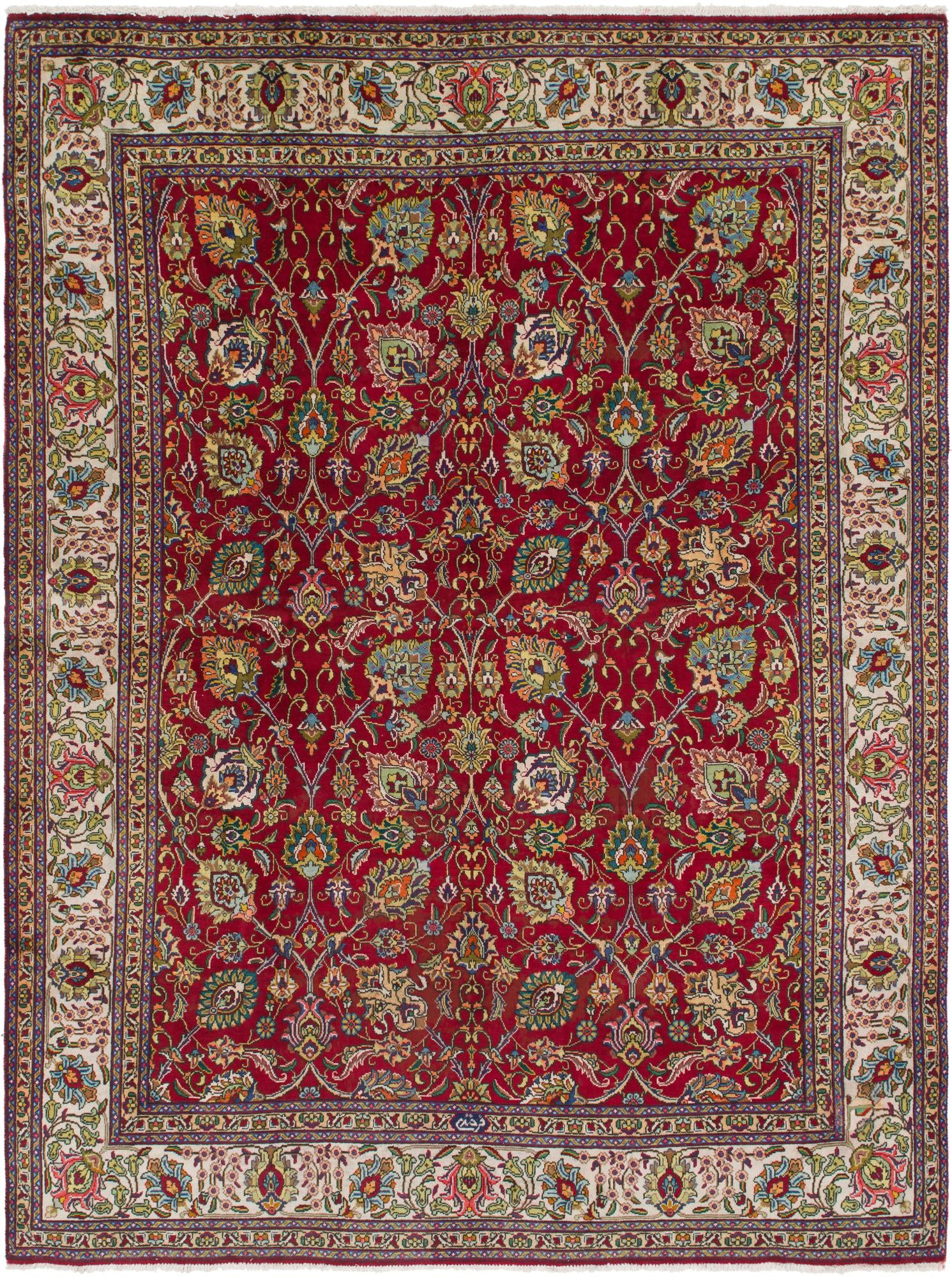 Image of 290cm x 385cm Tabriz Persian Rug