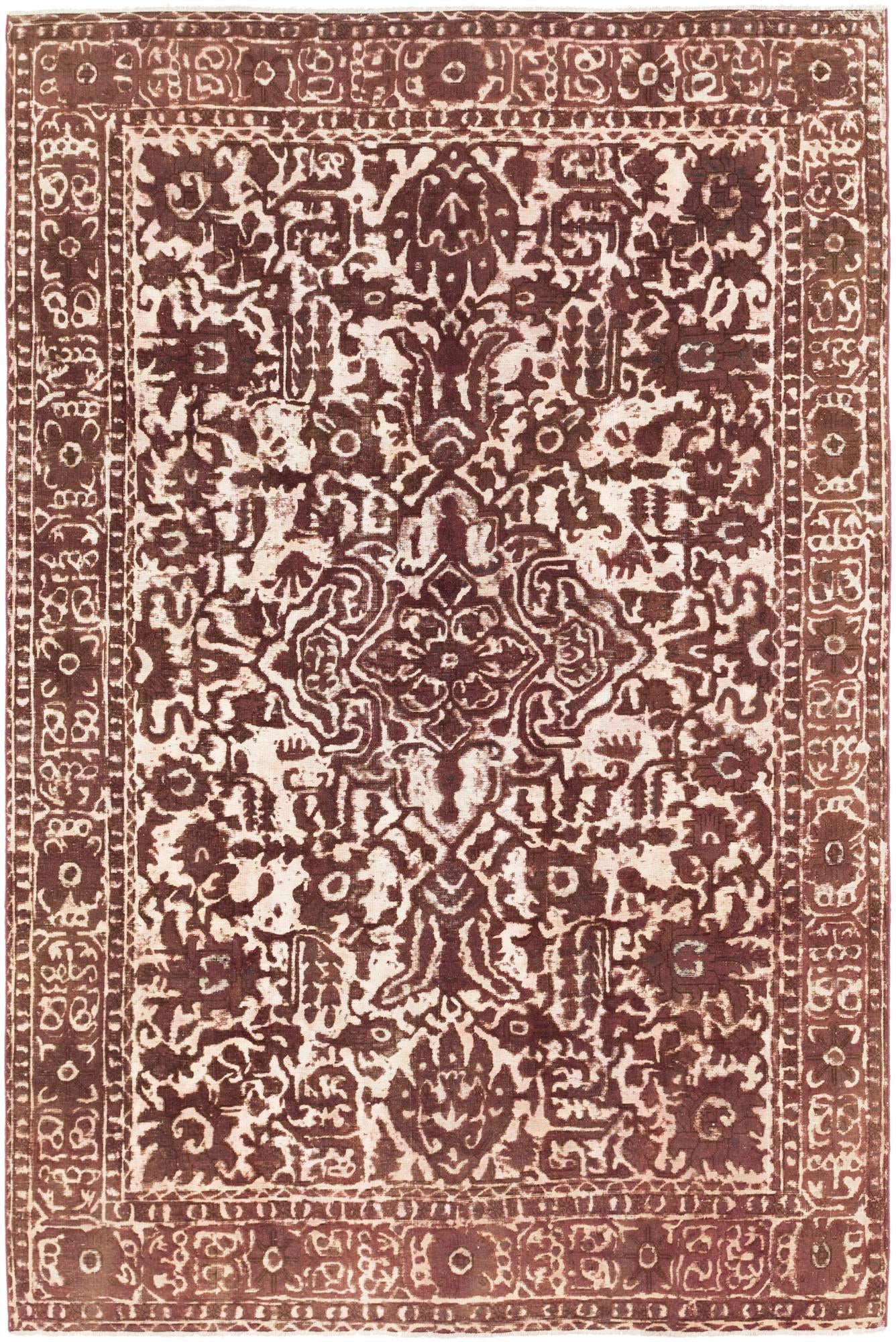 193cm x 292cm Ultra Vintage Persian Rug