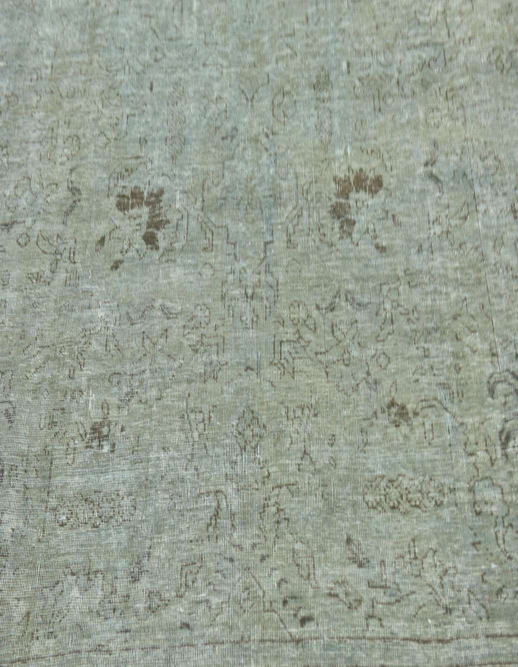 Slate Gray 7' 10 x 11' Hand Knotted Ultra Vintage Persian Wool Rug