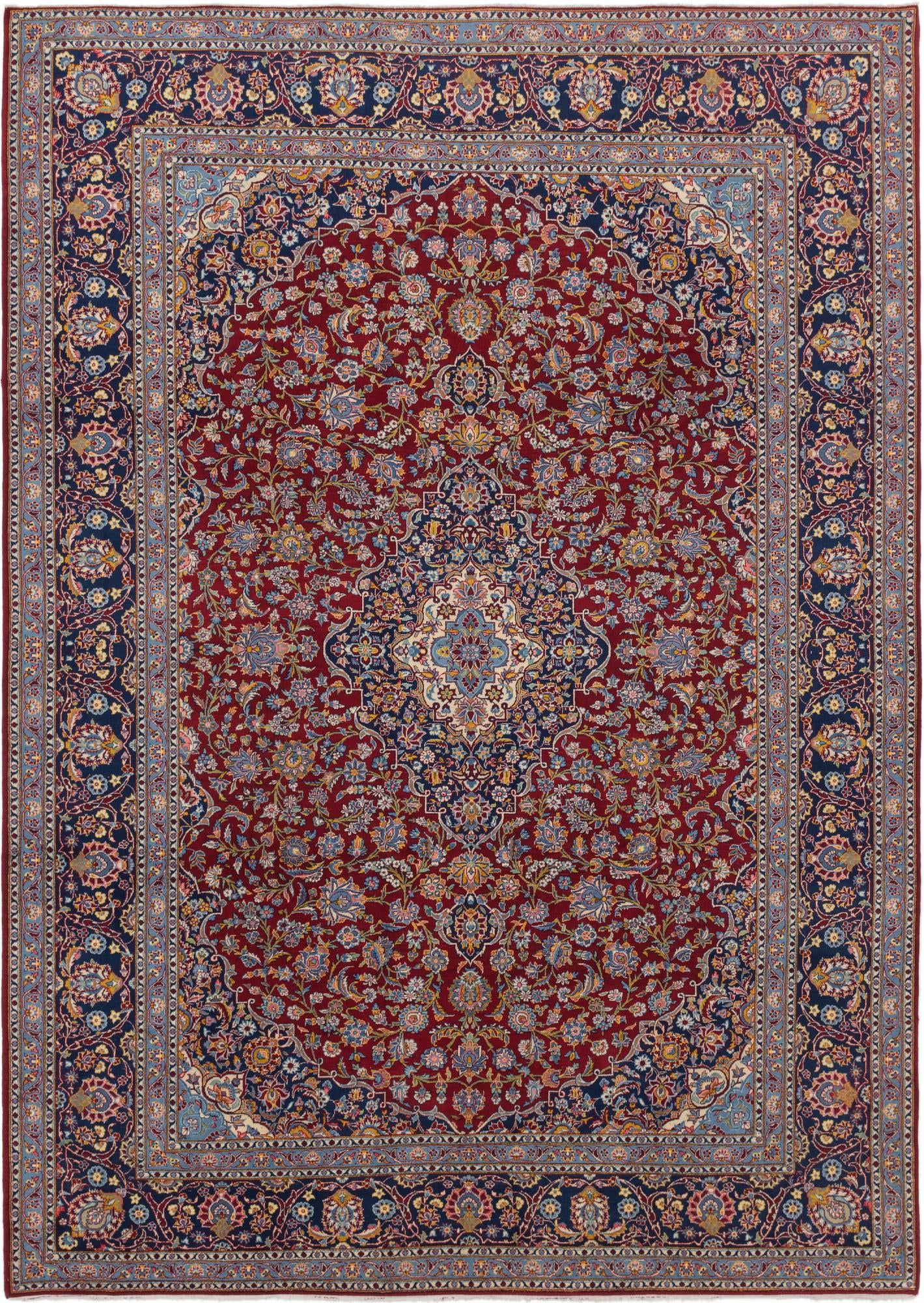 292cm x 405cm Kashan Persian Rug