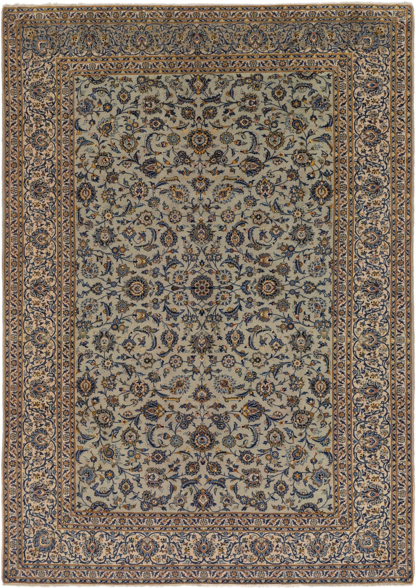 287cm x 395cm Kashan Persian Rug