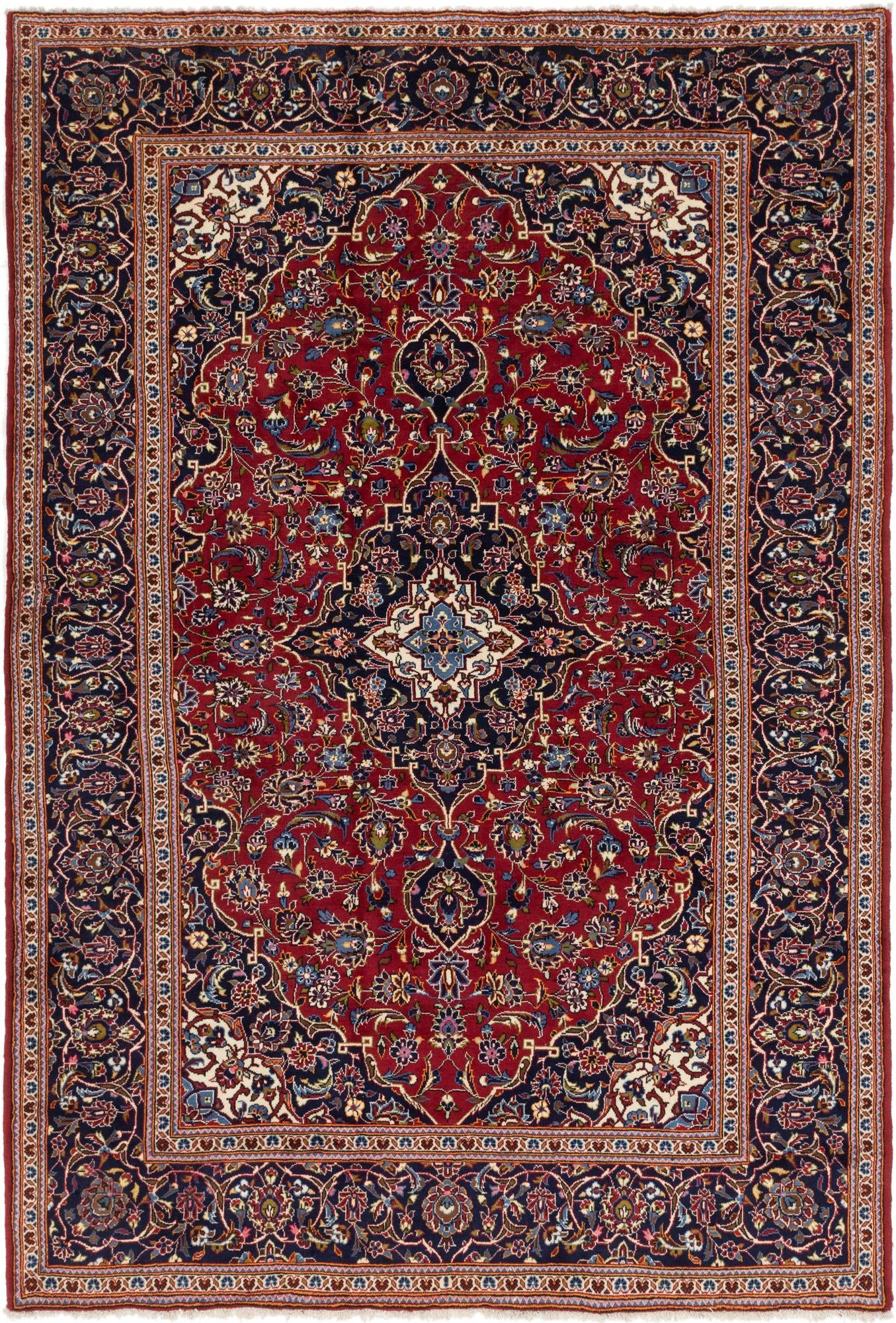 245cm x 350cm Kashan Persian Rug