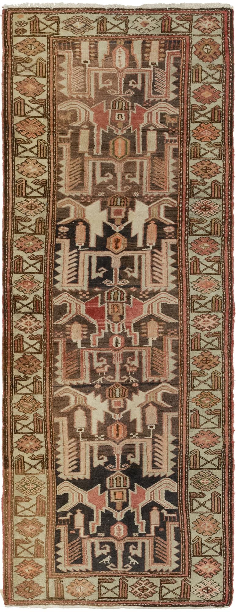 112cm x 305cm Hamedan Persian Runner ...