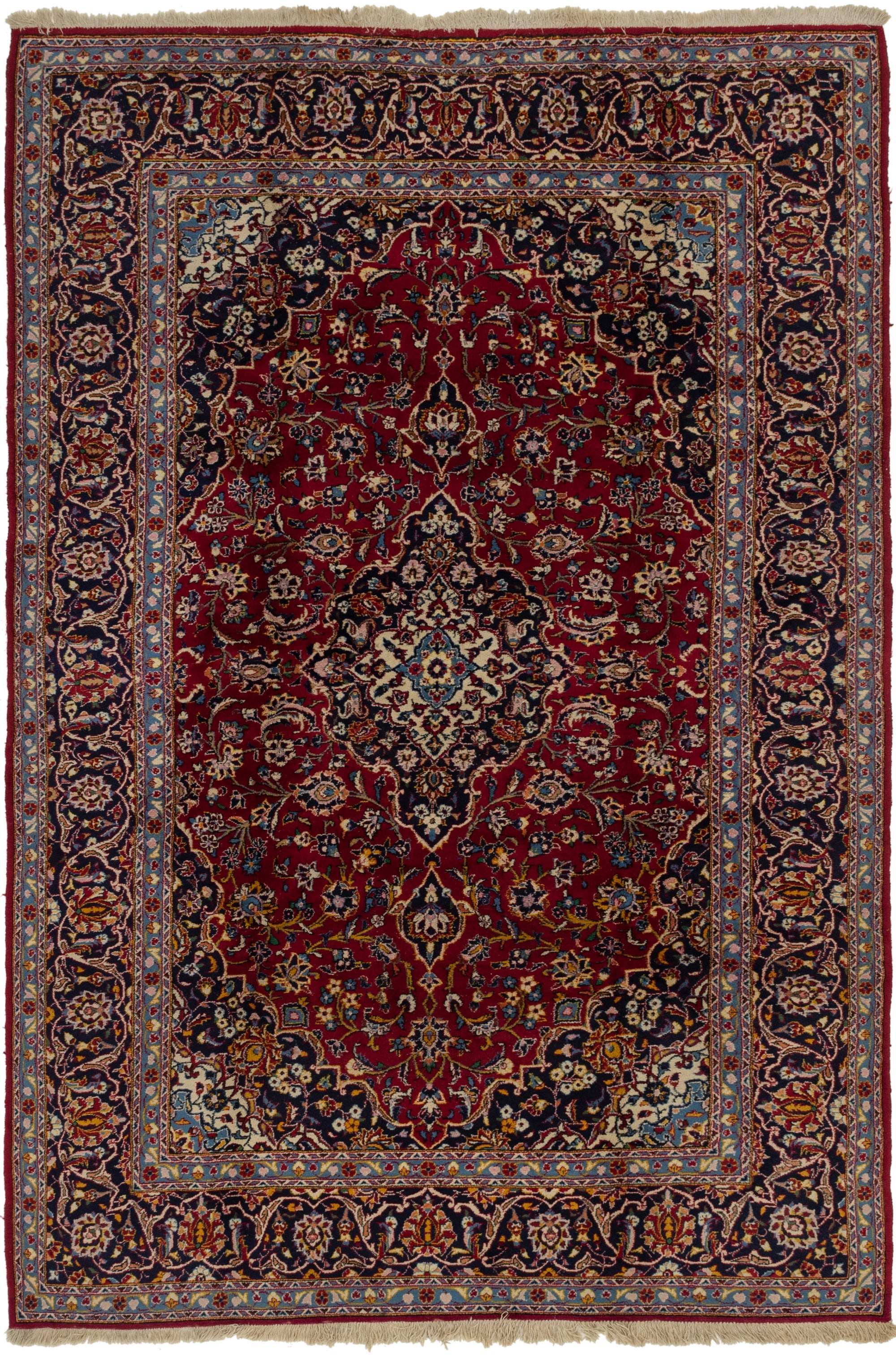 203cm x 315cm Kashan Persian Rug