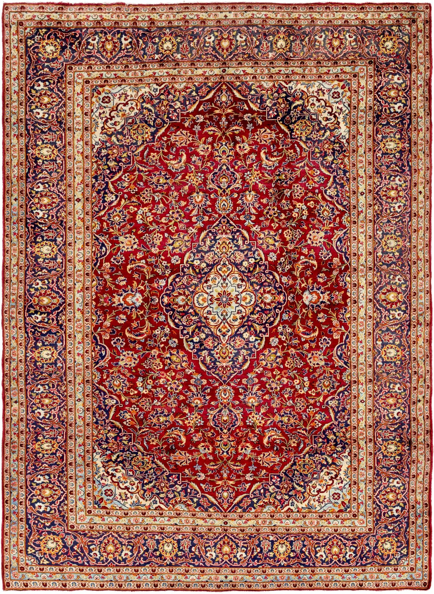287cm x 390cm Kashan Persian Rug