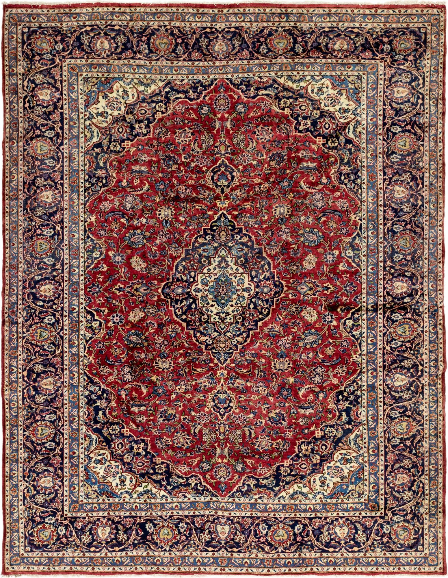 305cm x 385cm Kashan Persian Rug