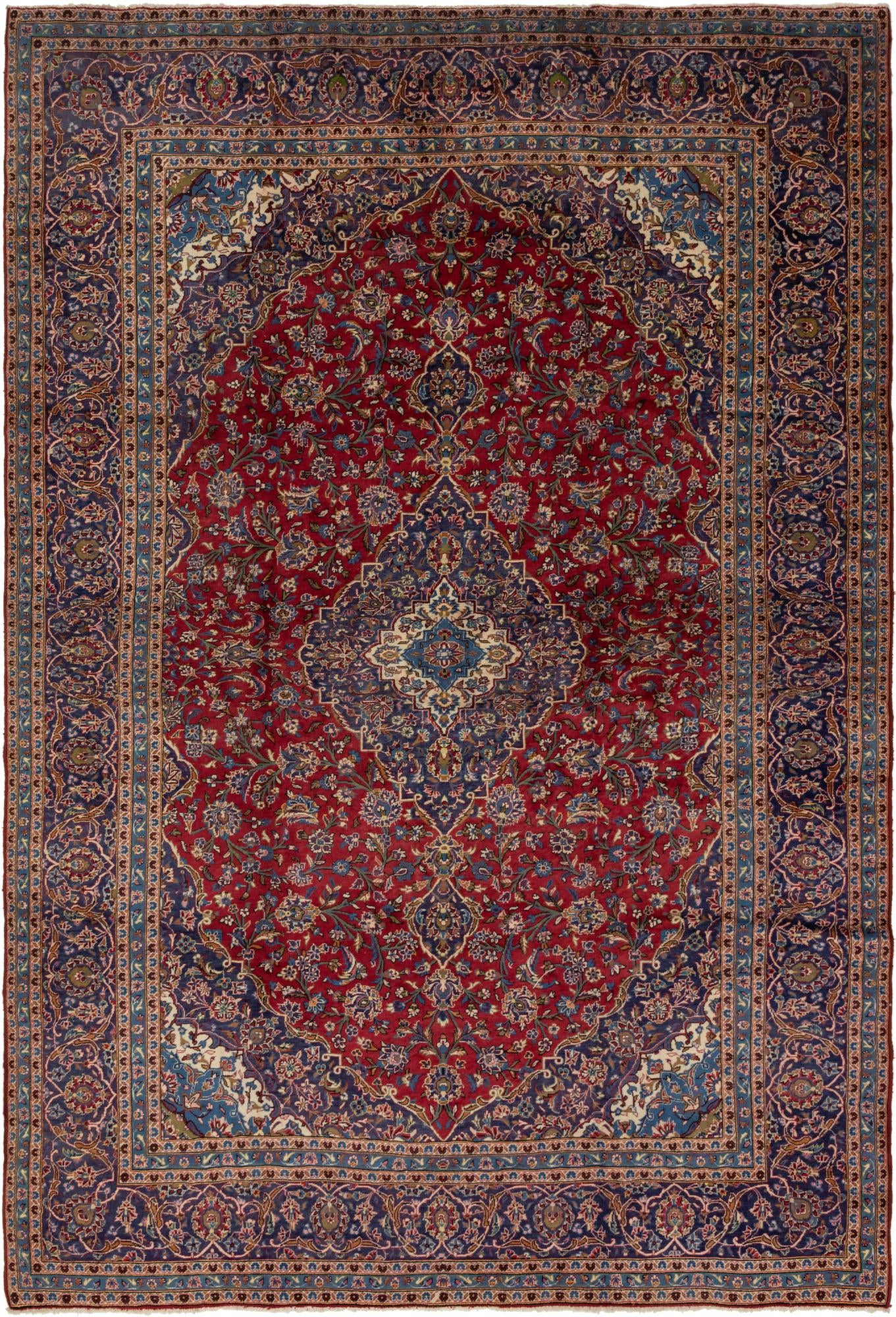 297cm x 442cm Kashan Persian Rug