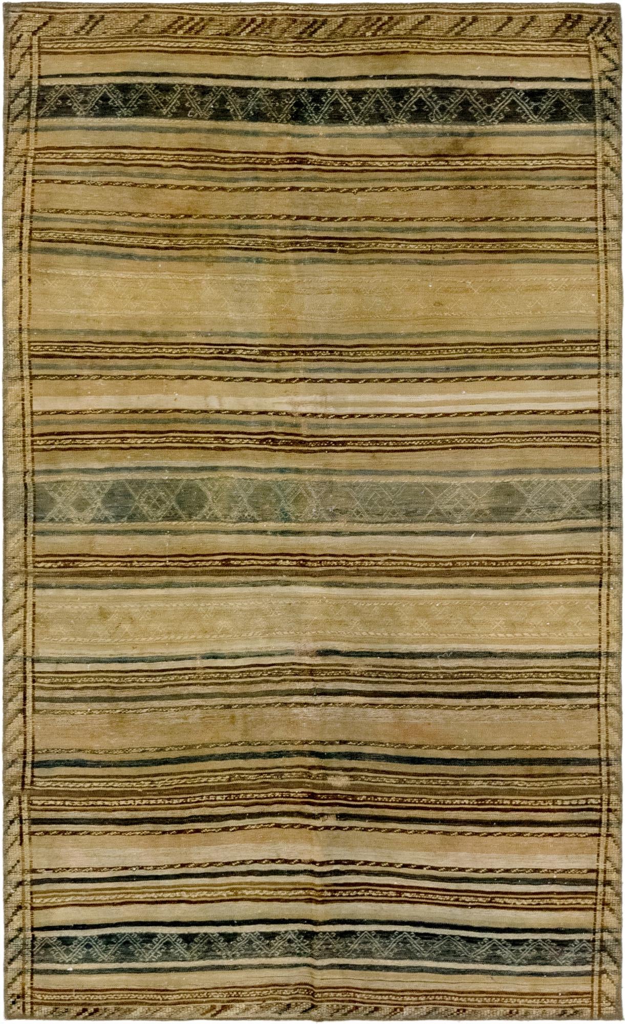 142cm x 235cm Ultra Vintage Persian Rug