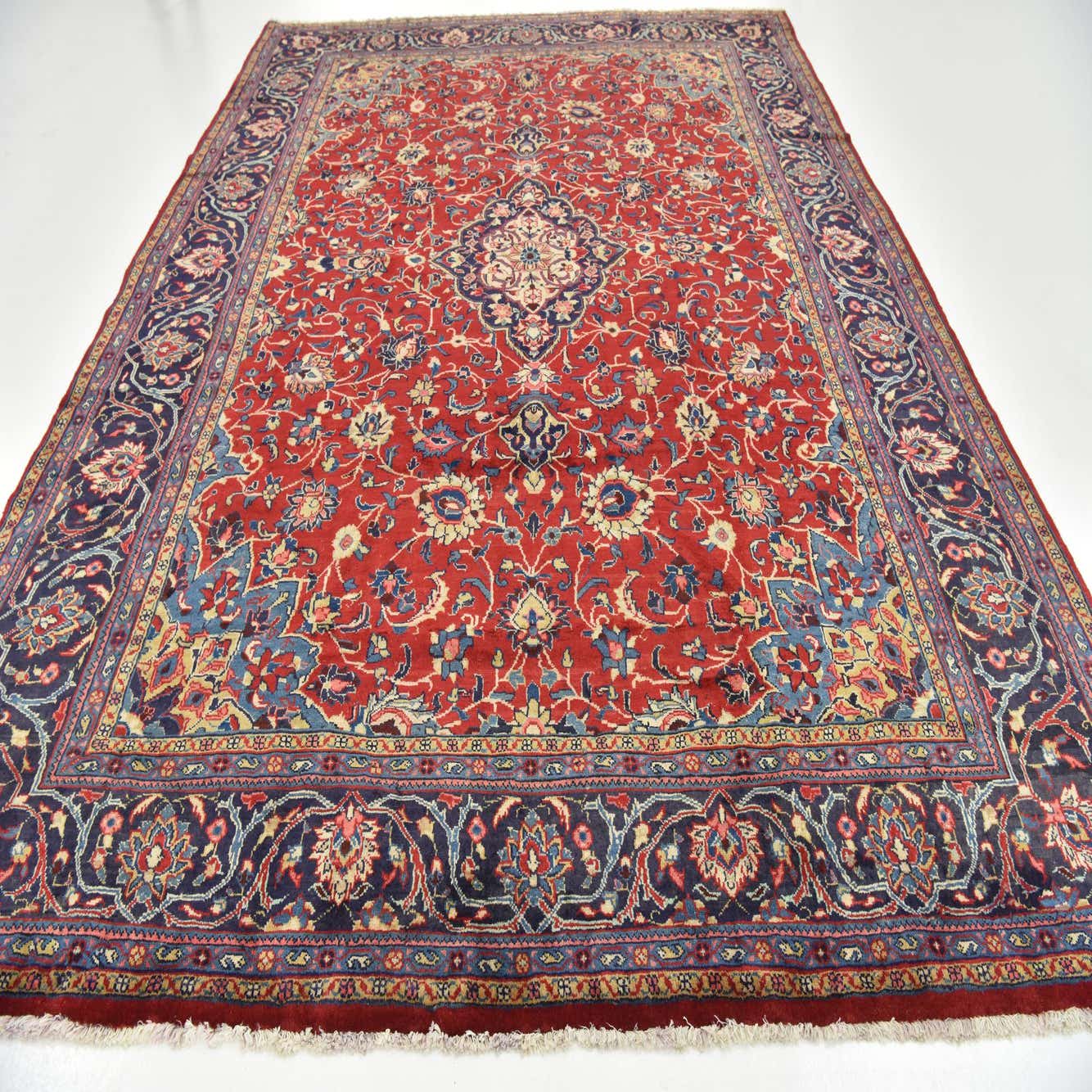 Red 9' x 12' 4 Mahal Persian Rug eSaleRugs