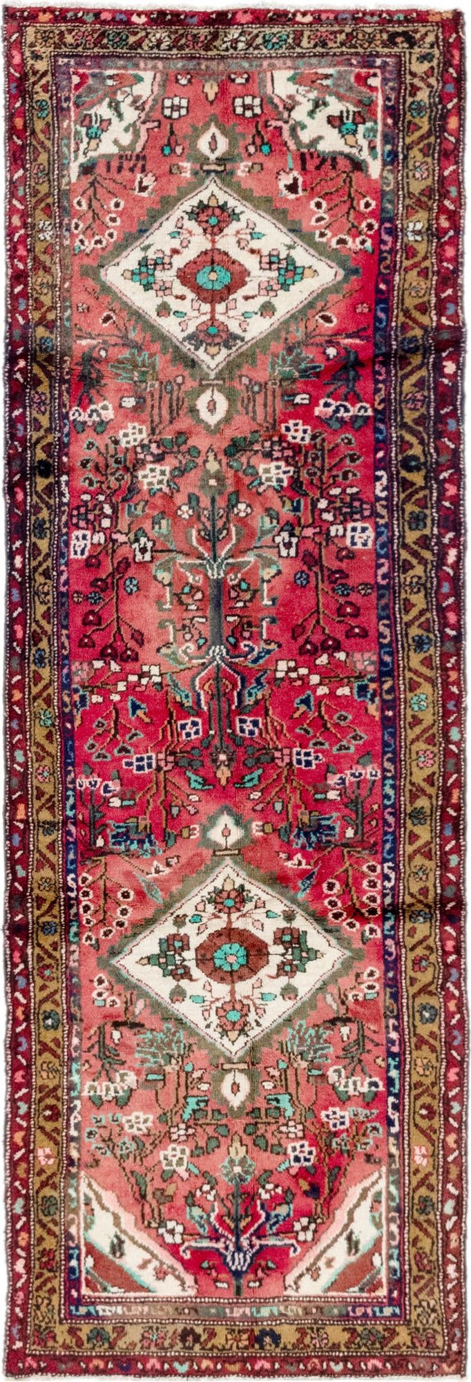 97cm x 285cm Hamedan Persian Runner ...