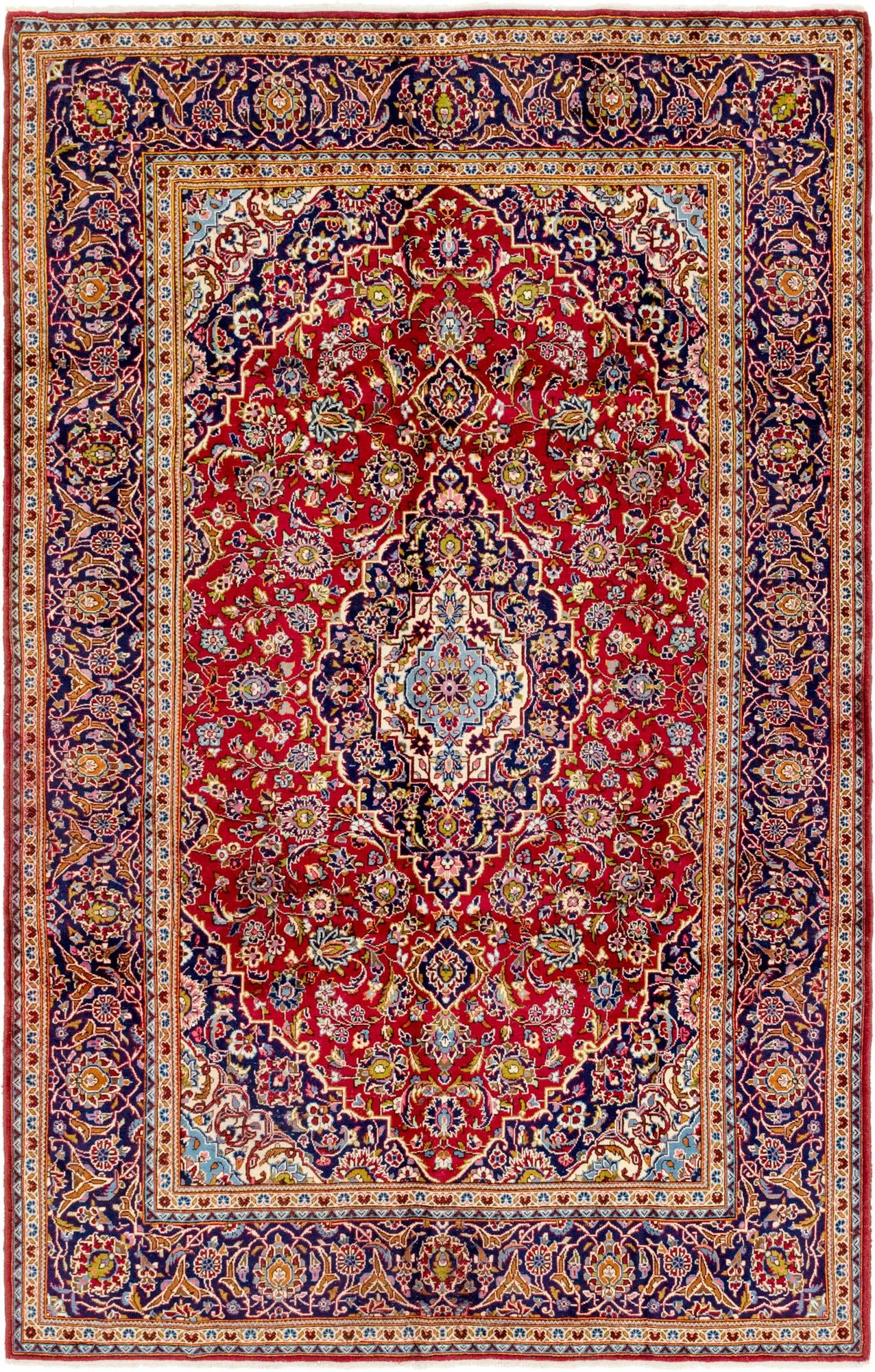 198cm x 312cm Kashan Persian Rug