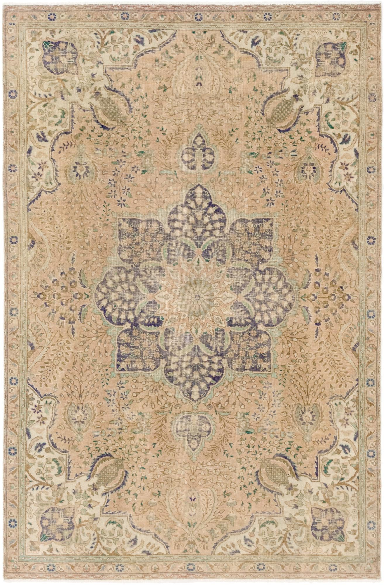 Image of 188cm x 290cm Ultra Vintage Persian Rug