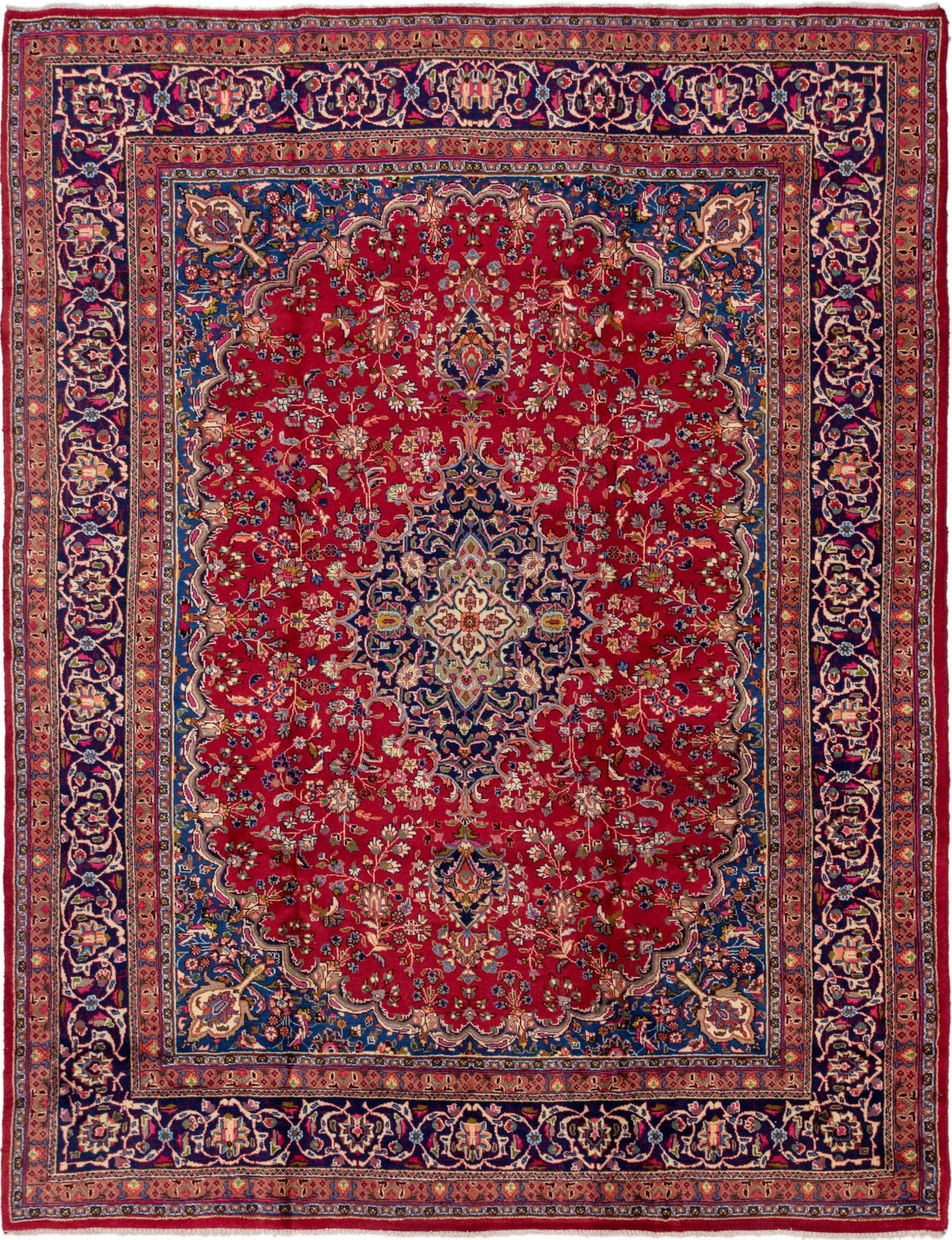 287cm x 390cm Mashad Persian Rug
