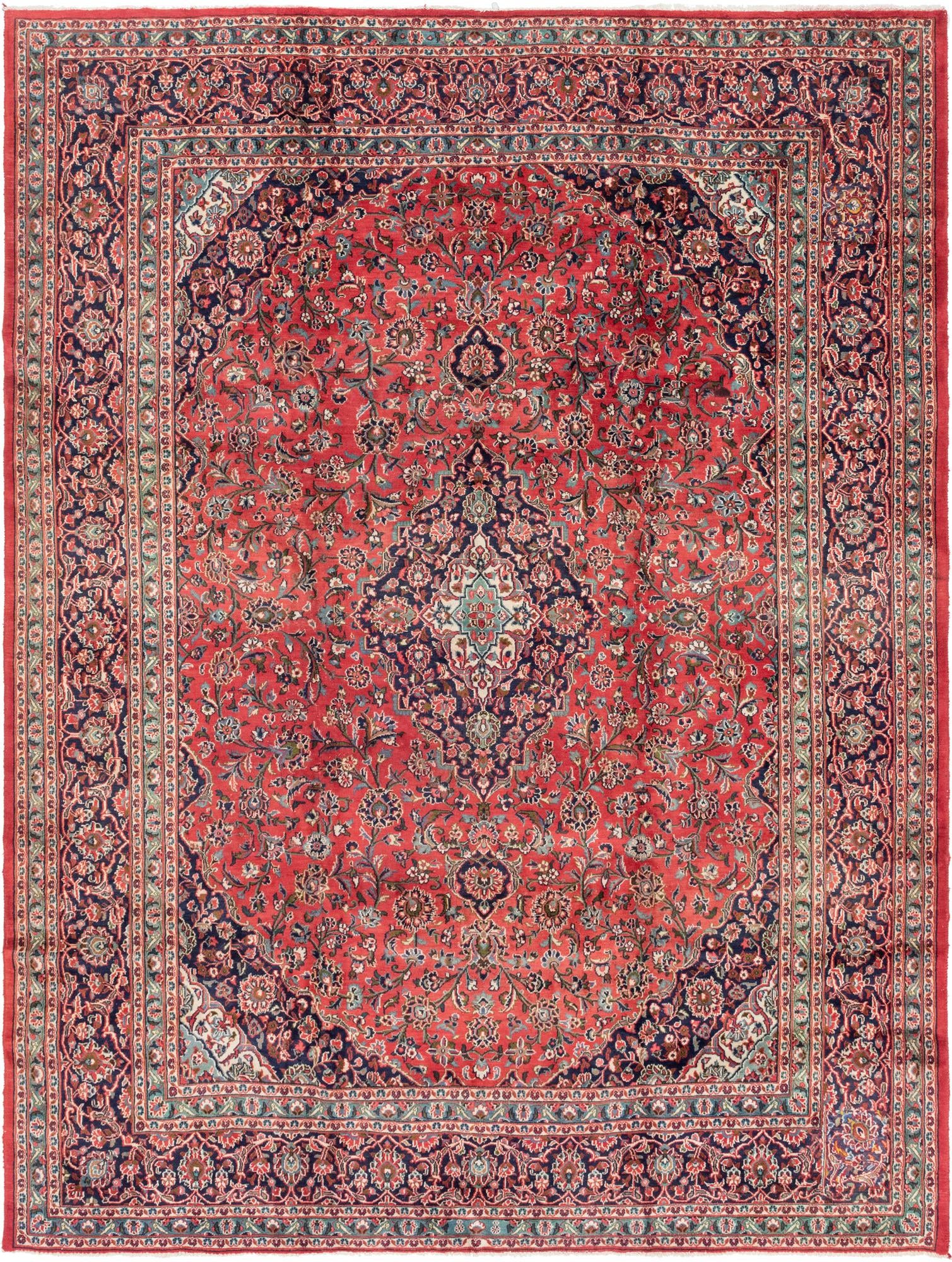 295cm x 385cm Mashad Persian Rug