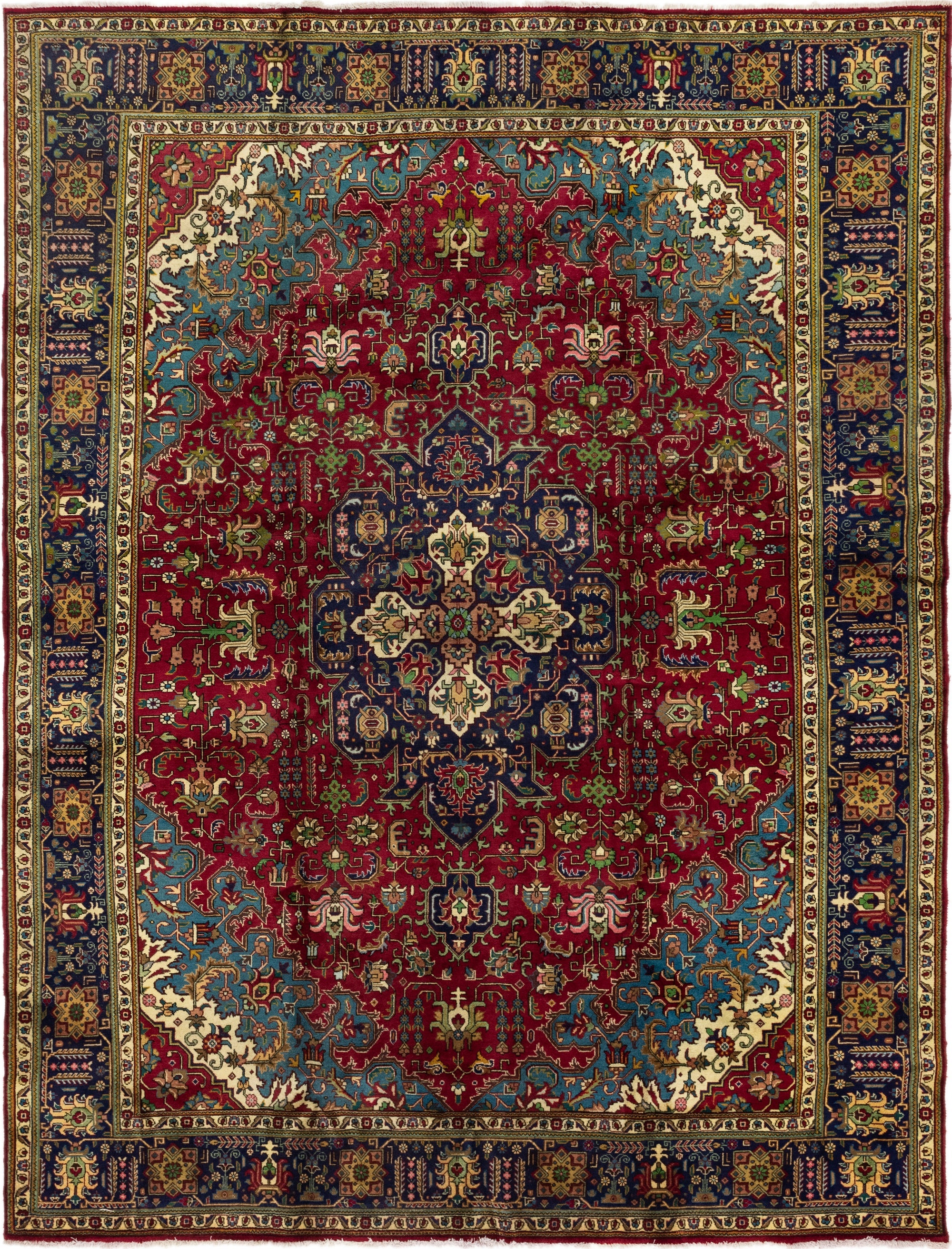 305cm x 395cm Tabriz Persian Rug