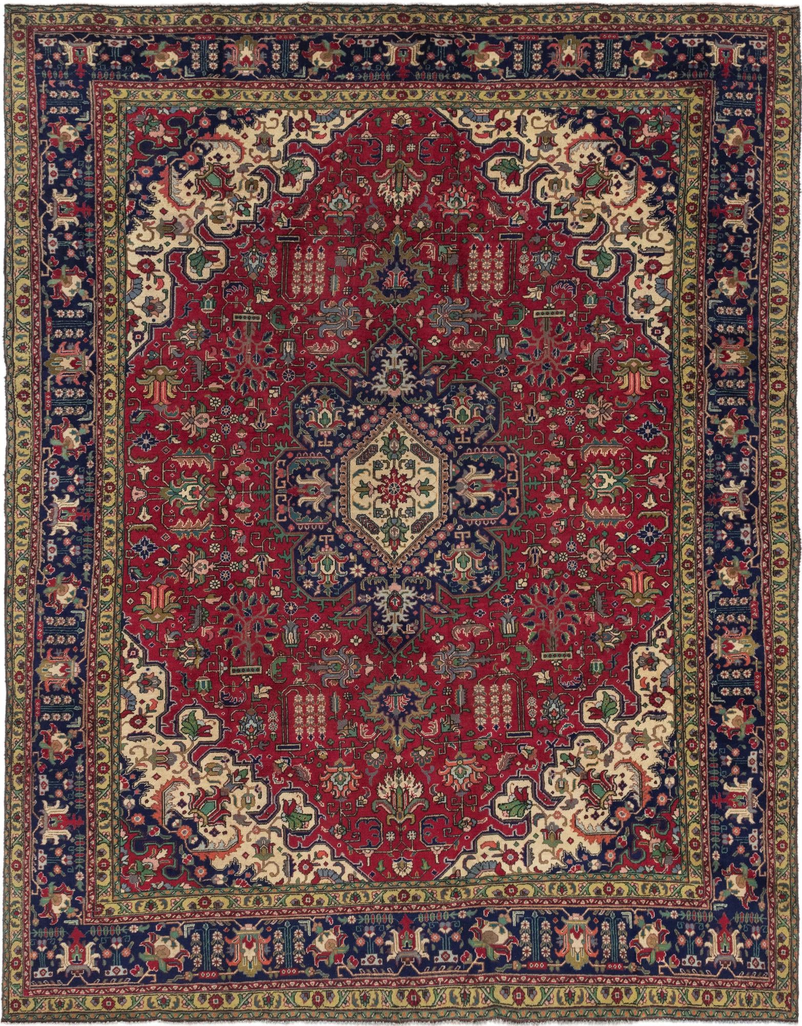 310cm x 395cm Tabriz Persian Rug