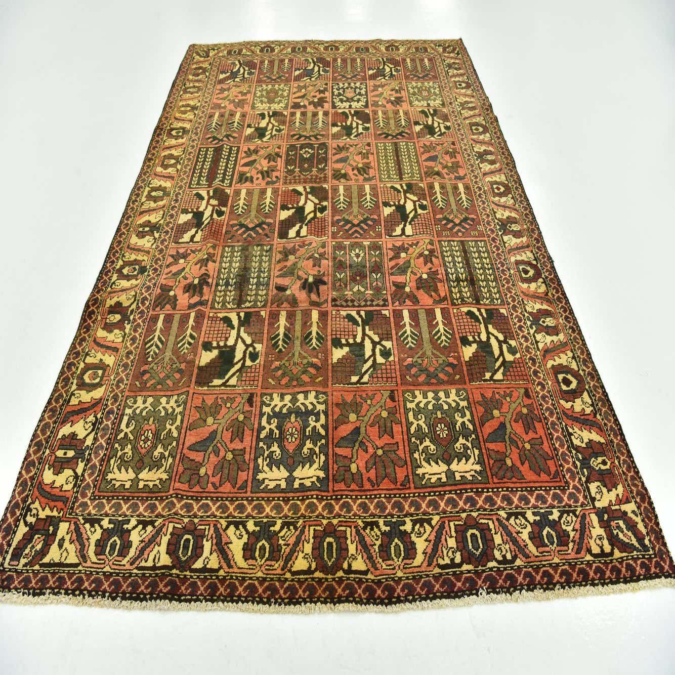 Terracotta 7' x 10' Bakhtiar Persian Rug