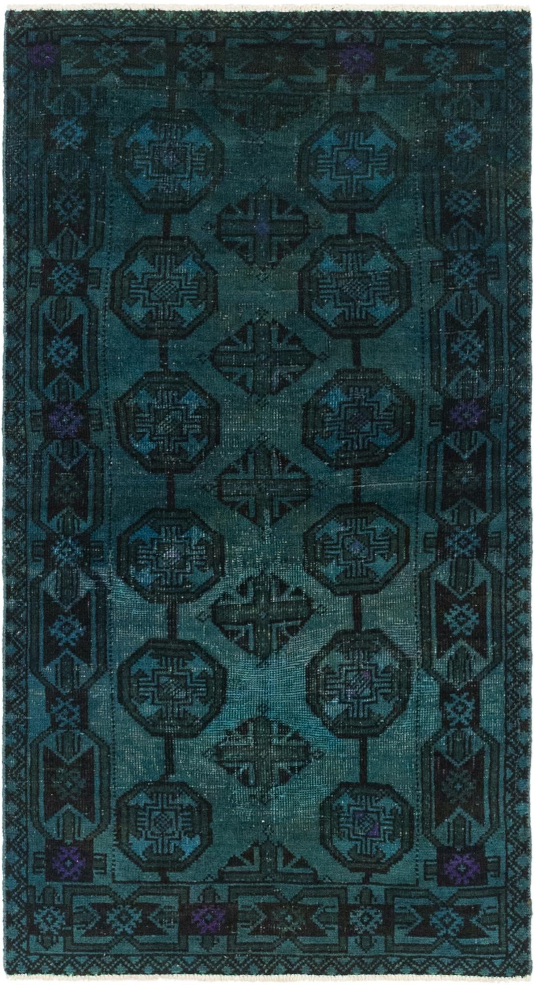 70cm x 137cm Ultra Vintage Persian Rug