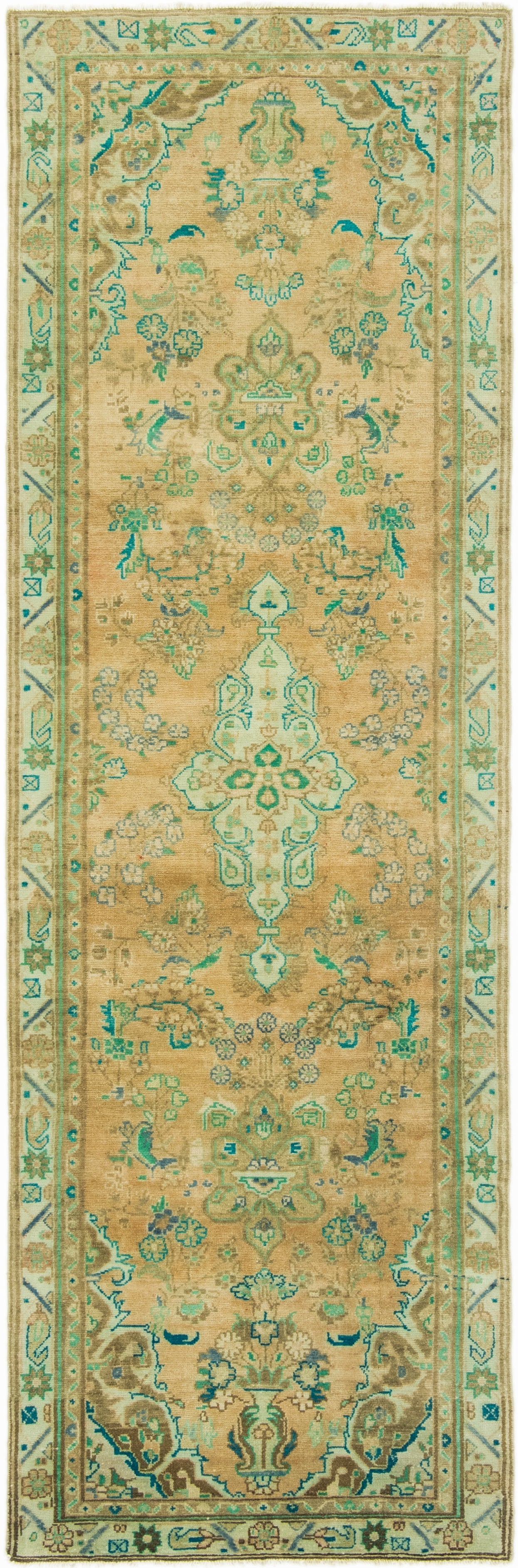 90cm x 282cm Ultra Vintage Persian R...