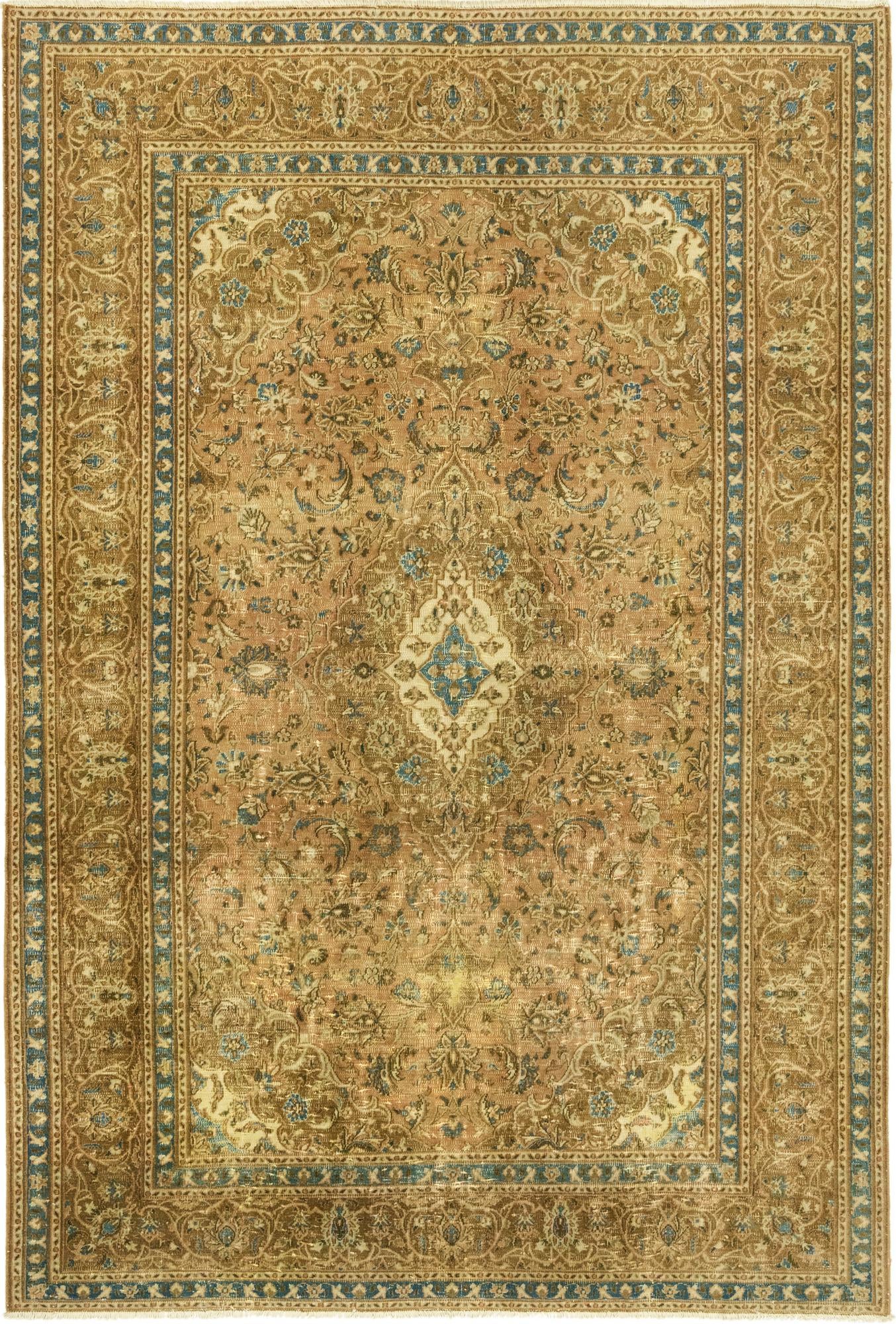 193cm x 287cm Ultra Vintage Persian Rug