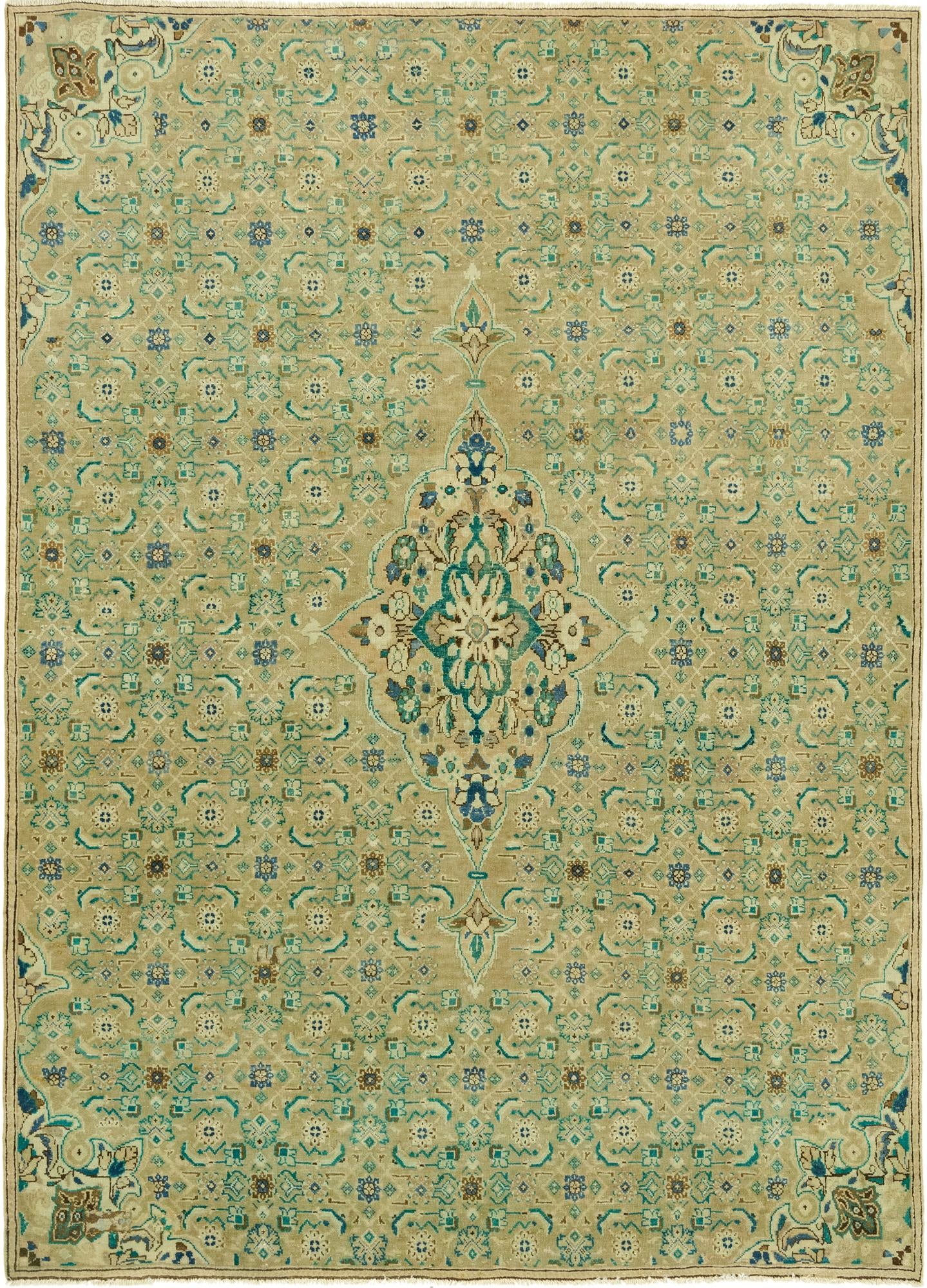 225cm x 307cm Ultra Vintage Persian Rug