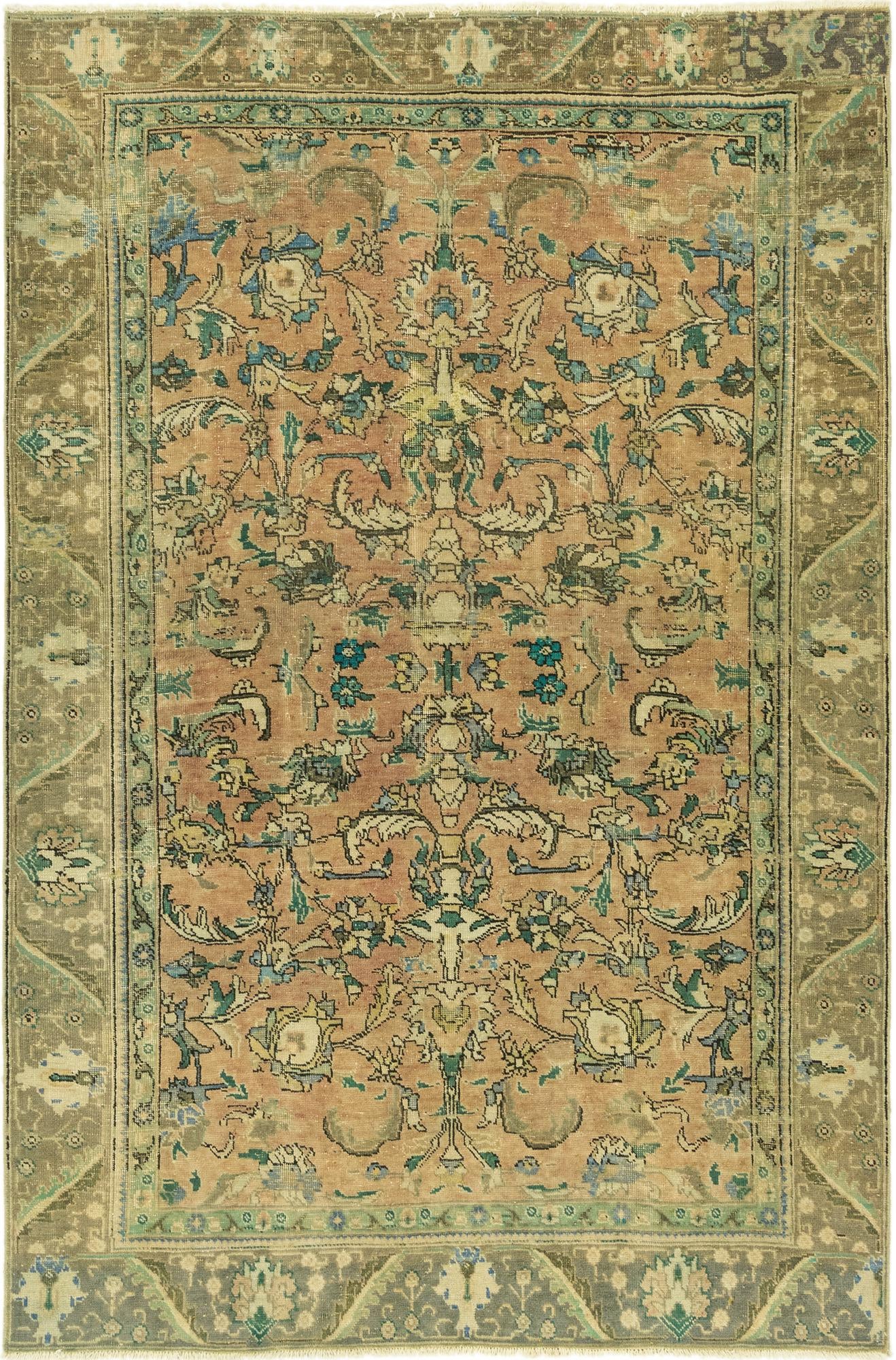 183cm x 277cm Ultra Vintage Persian Rug