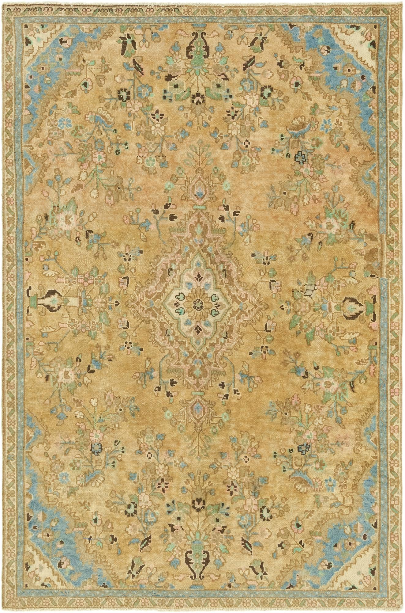 178cm x 270cm Ultra Vintage Persian Rug