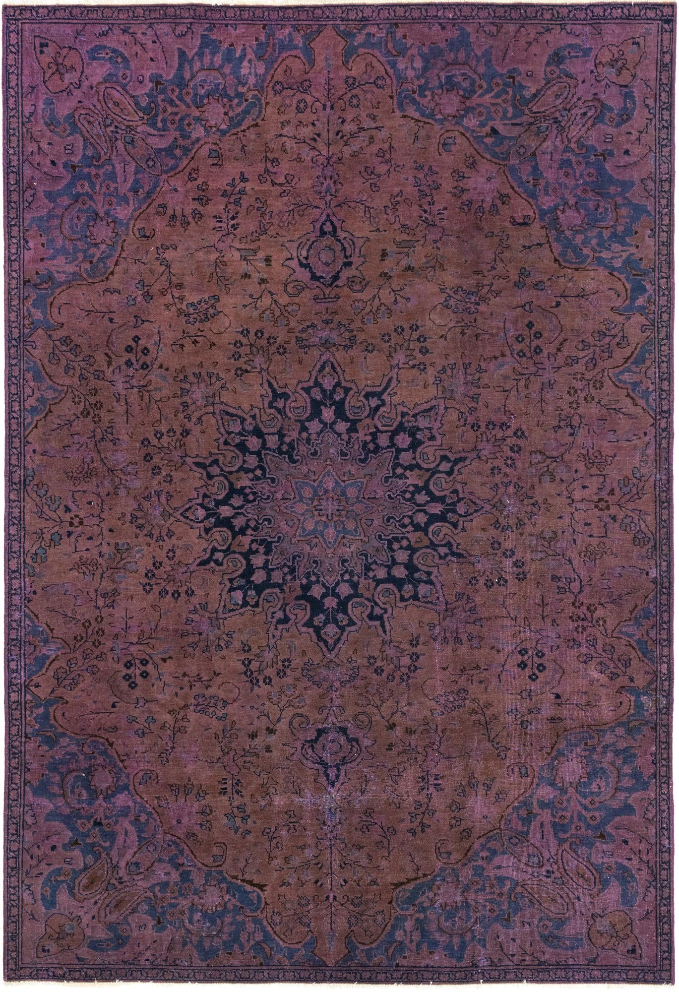 195cm x 287cm Ultra Vintage Persian Rug