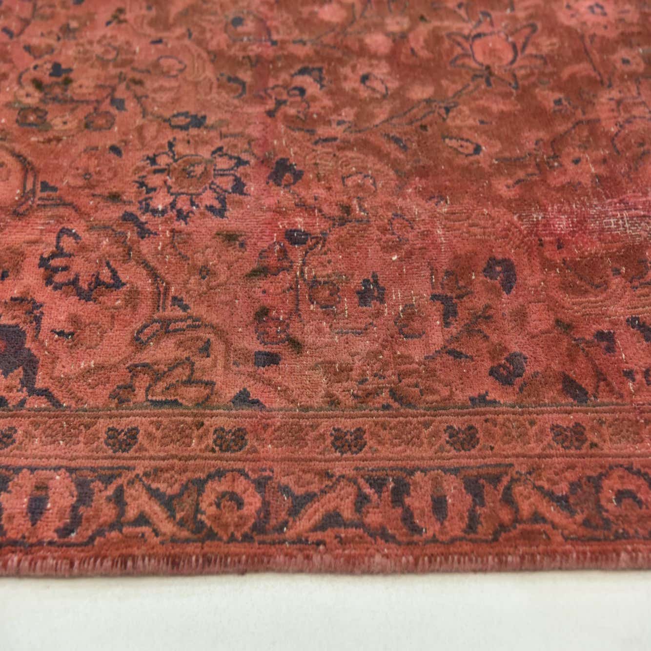 Maroon 6' 10 x 9' 4 Ultra Vintage Persian Rug