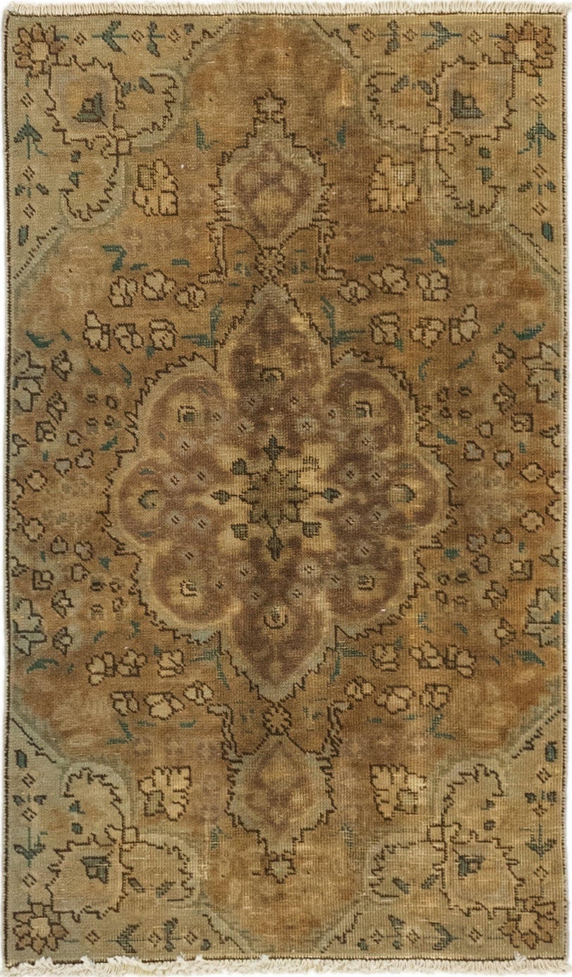 70cm x 120cm Ultra Vintage Persian Rug