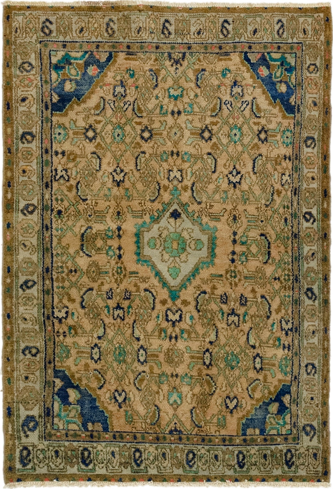 95cm x 140cm Ultra Vintage Persian Rug