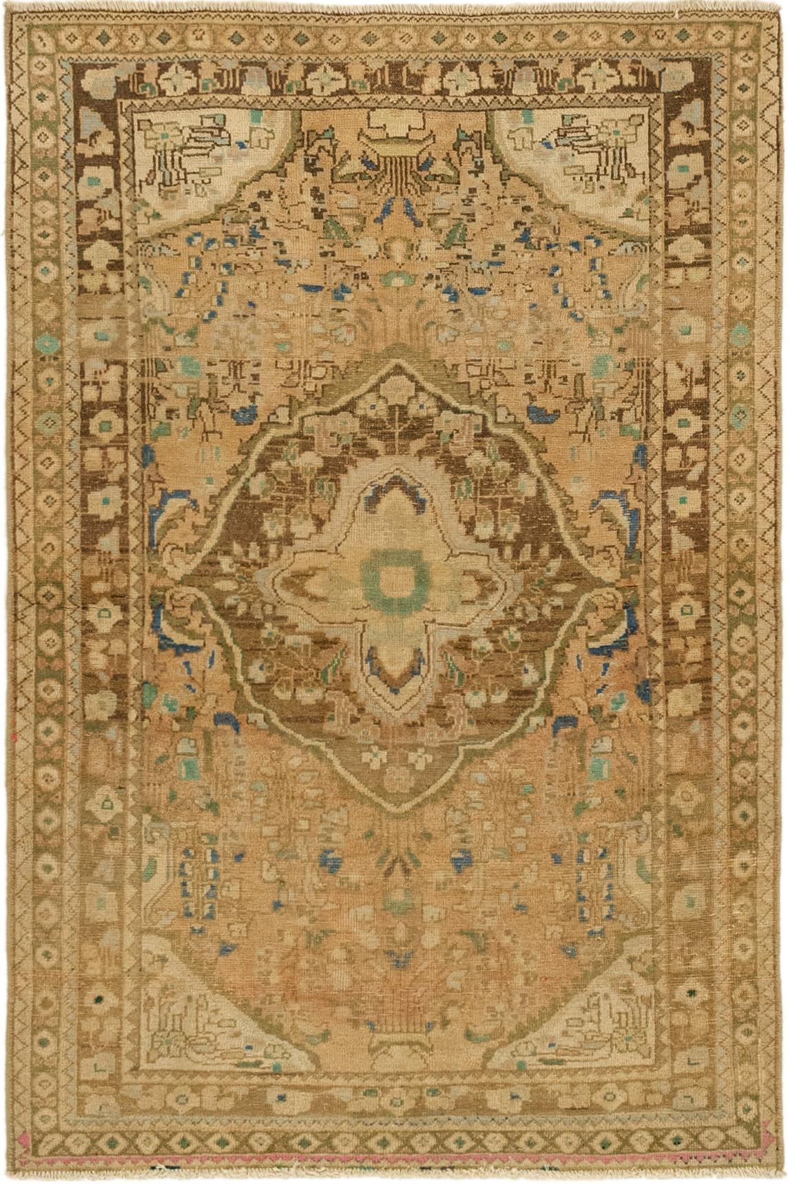 97cm x 152cm Ultra Vintage Persian Rug