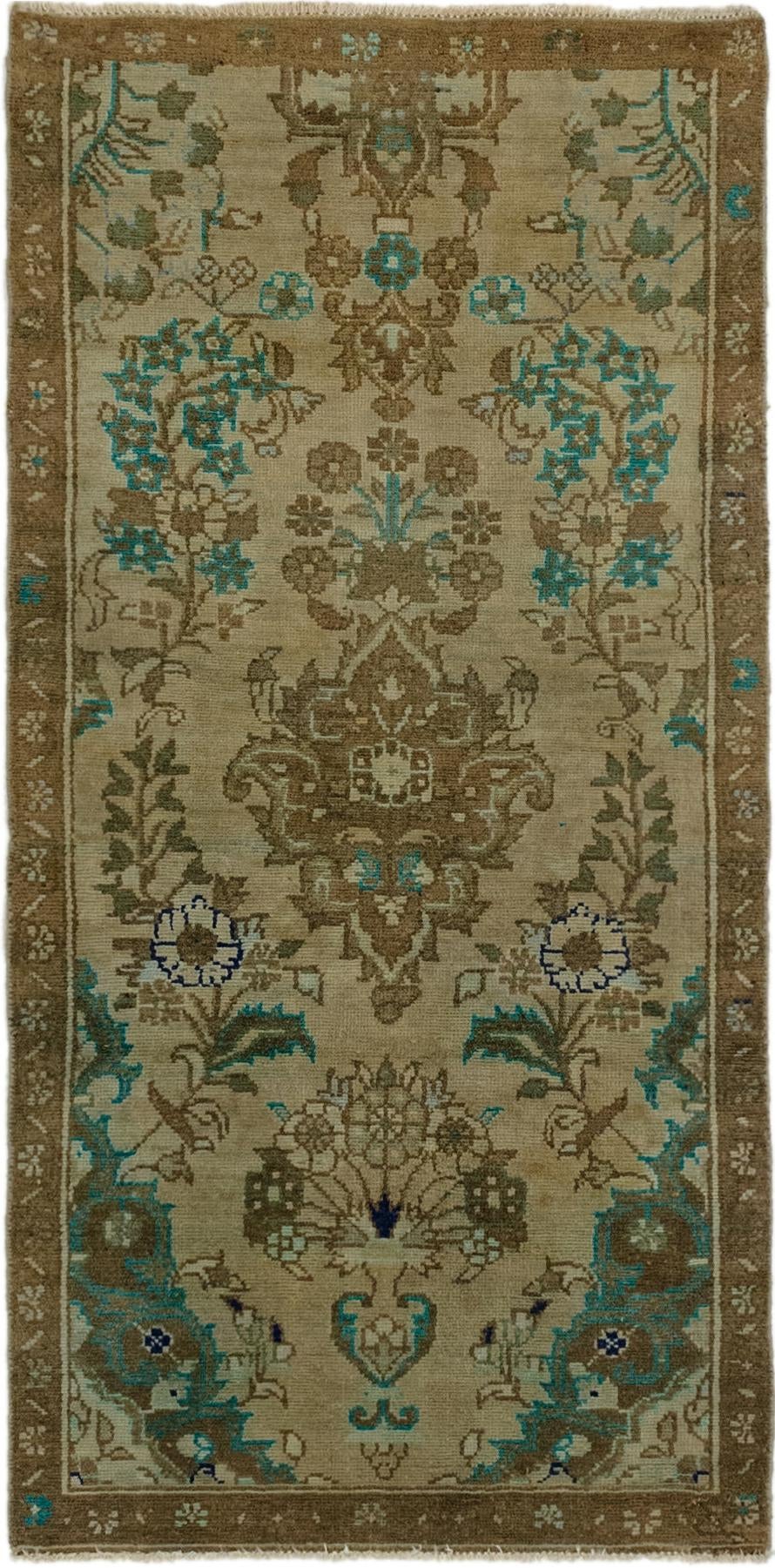 75cm x 157cm Ultra Vintage Persian Rug