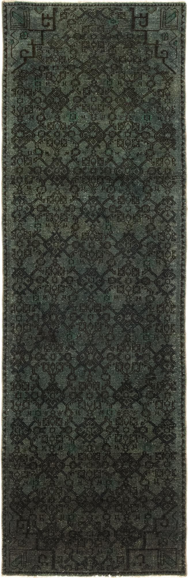 Hunter Green 2' 8 x 9' Ultra Vintage Persian Runner Rug Rugs.ca