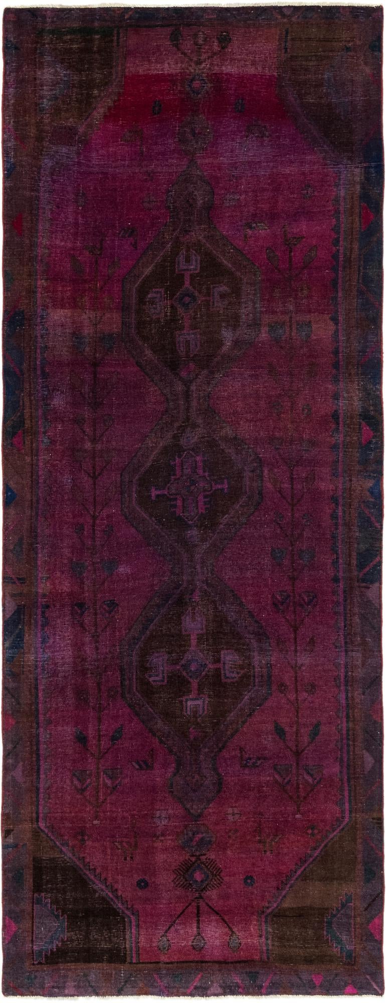 127cm x 325cm Ultra Vintage Persian R...