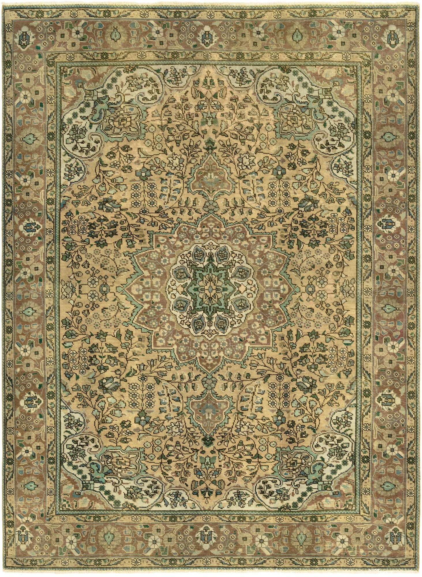 205cm x 292cm Ultra Vintage Persian Rug