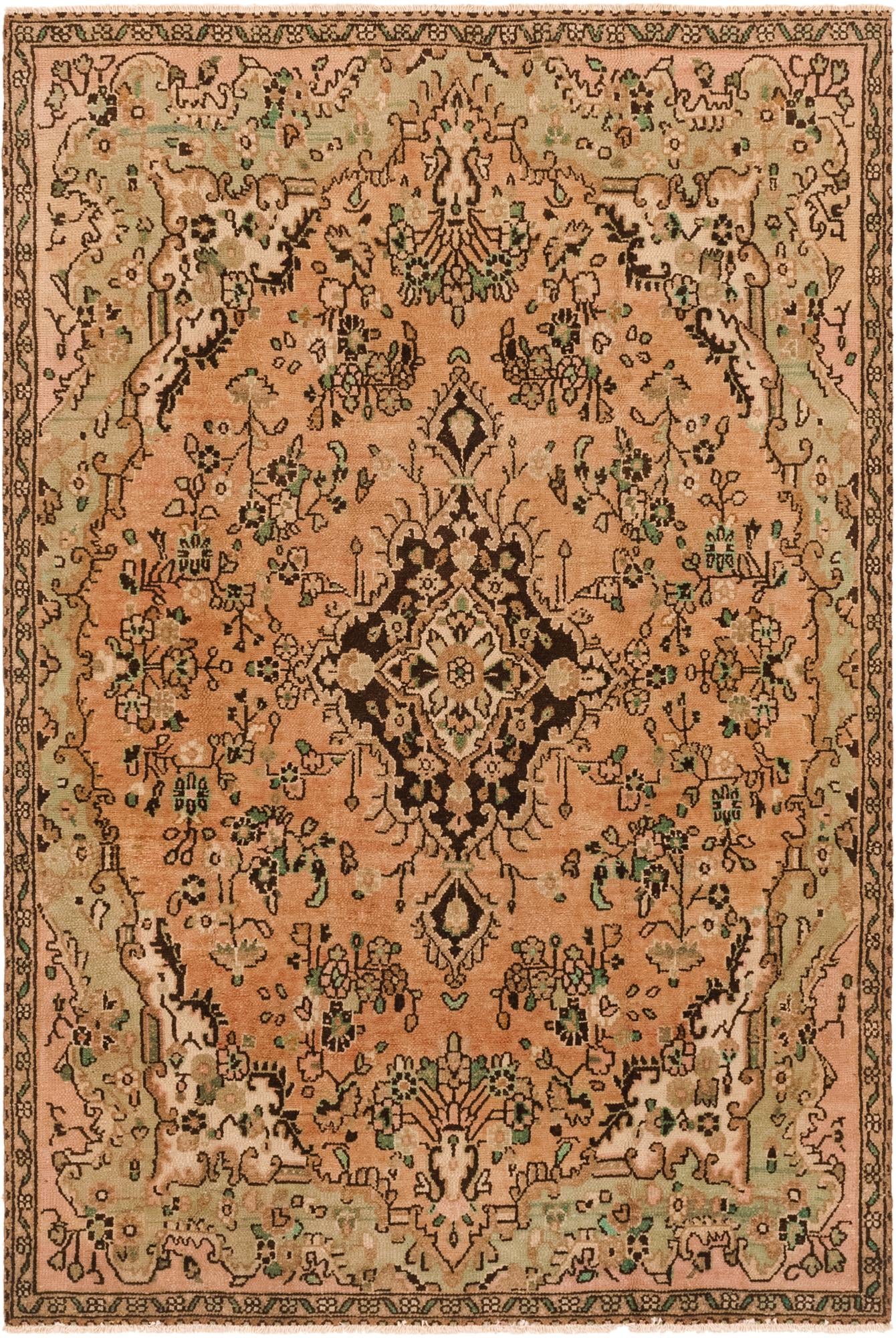 173cm x 257cm Ultra Vintage Persian Rug