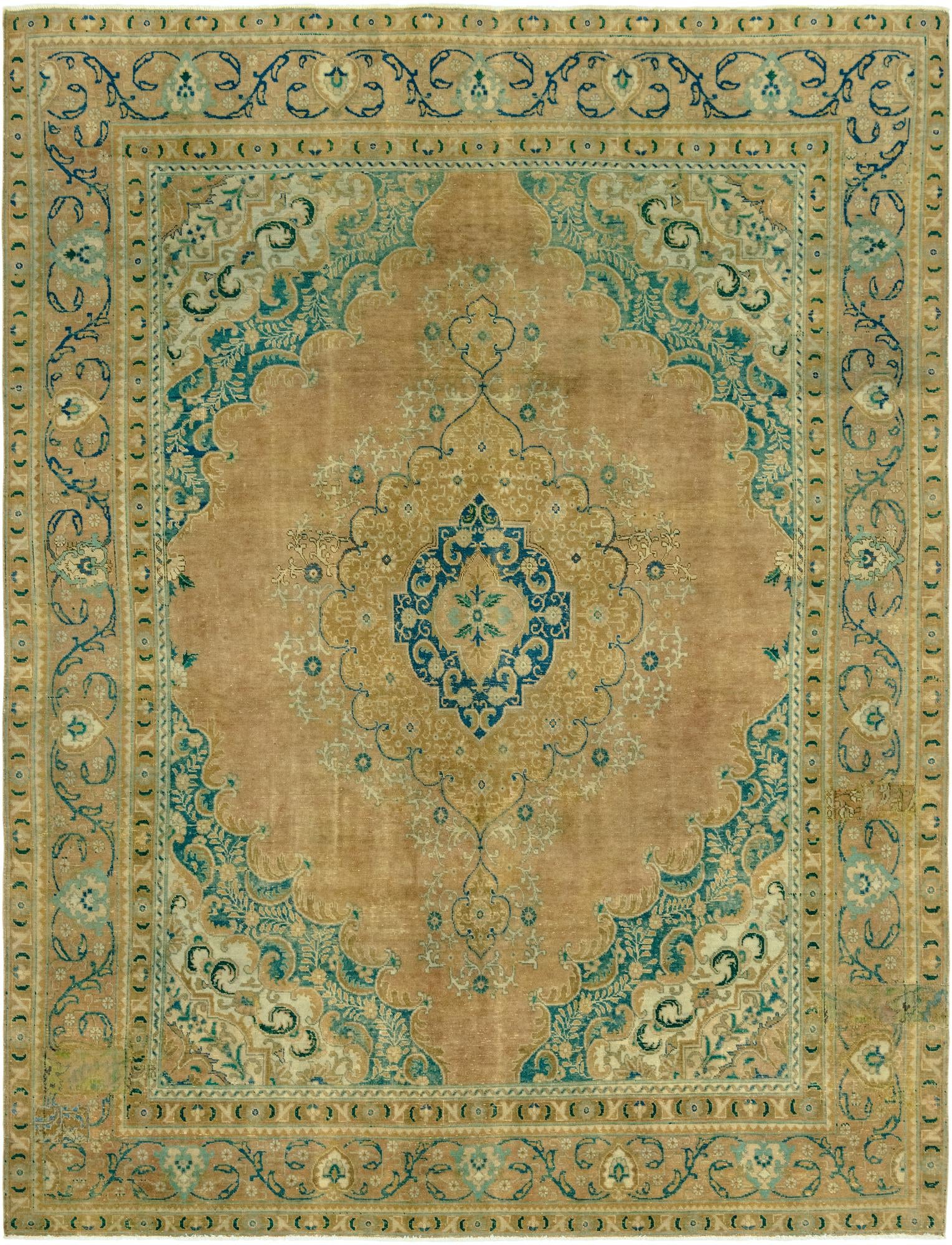 290cm x 385cm Ultra Vintage Persian Rug