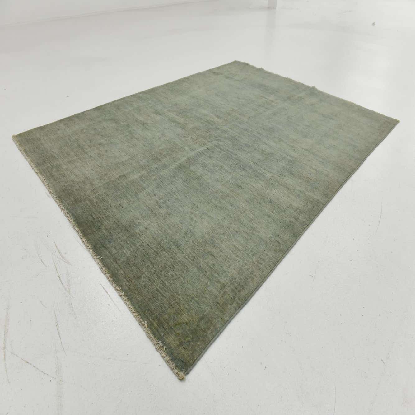 Sage Green 4' 9 x 6' 6 OverDyed Ziegler Rug