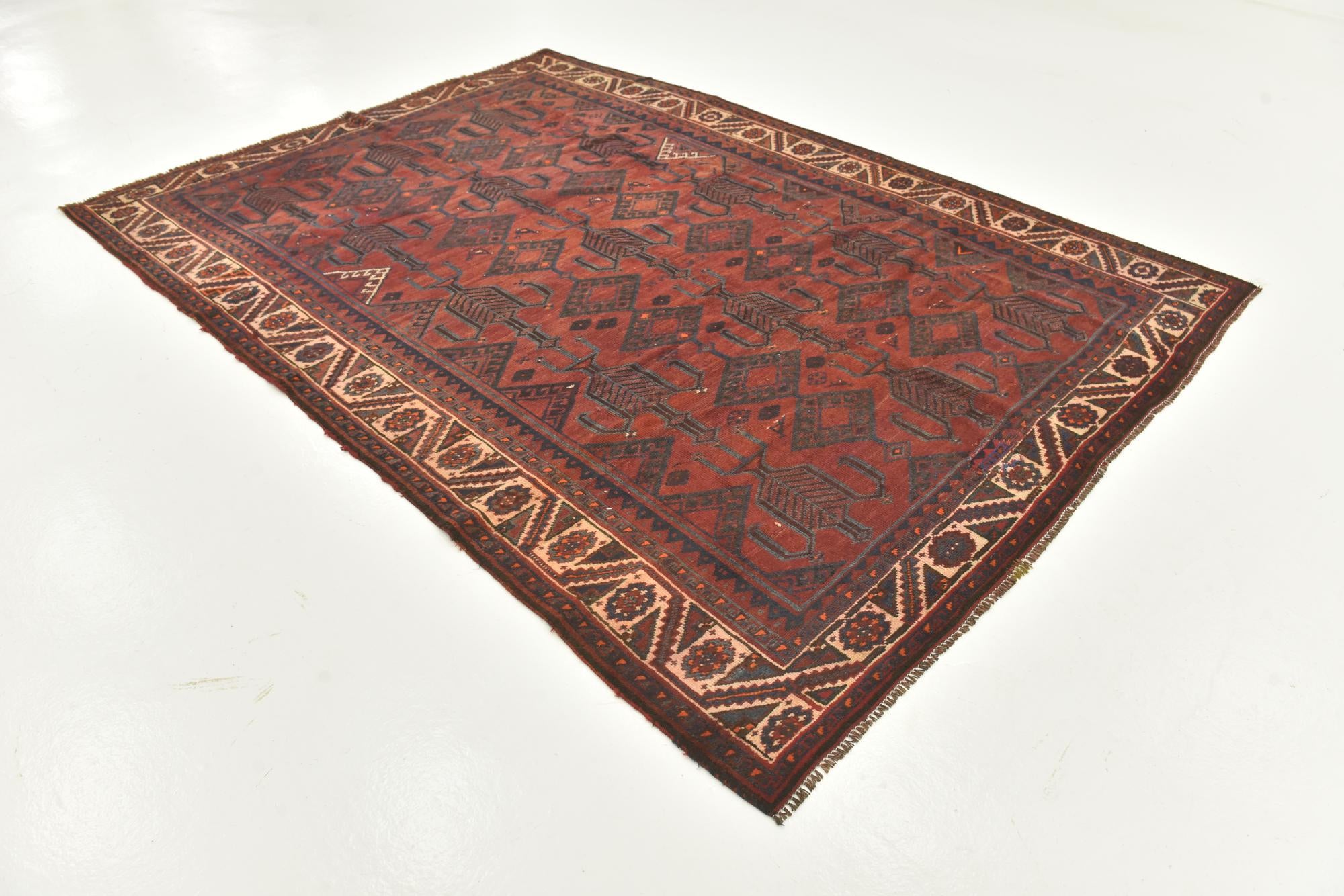 200cm x 282cm Shiraz-Lori Persian Rug