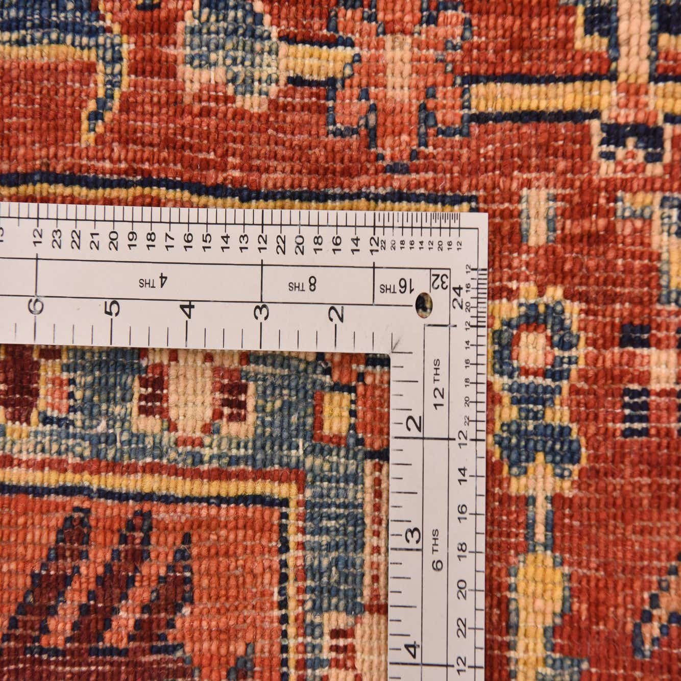 Red 6' 1 x 8' 7 Hand Knotted Ariana Ziegler Rug eSaleRugs